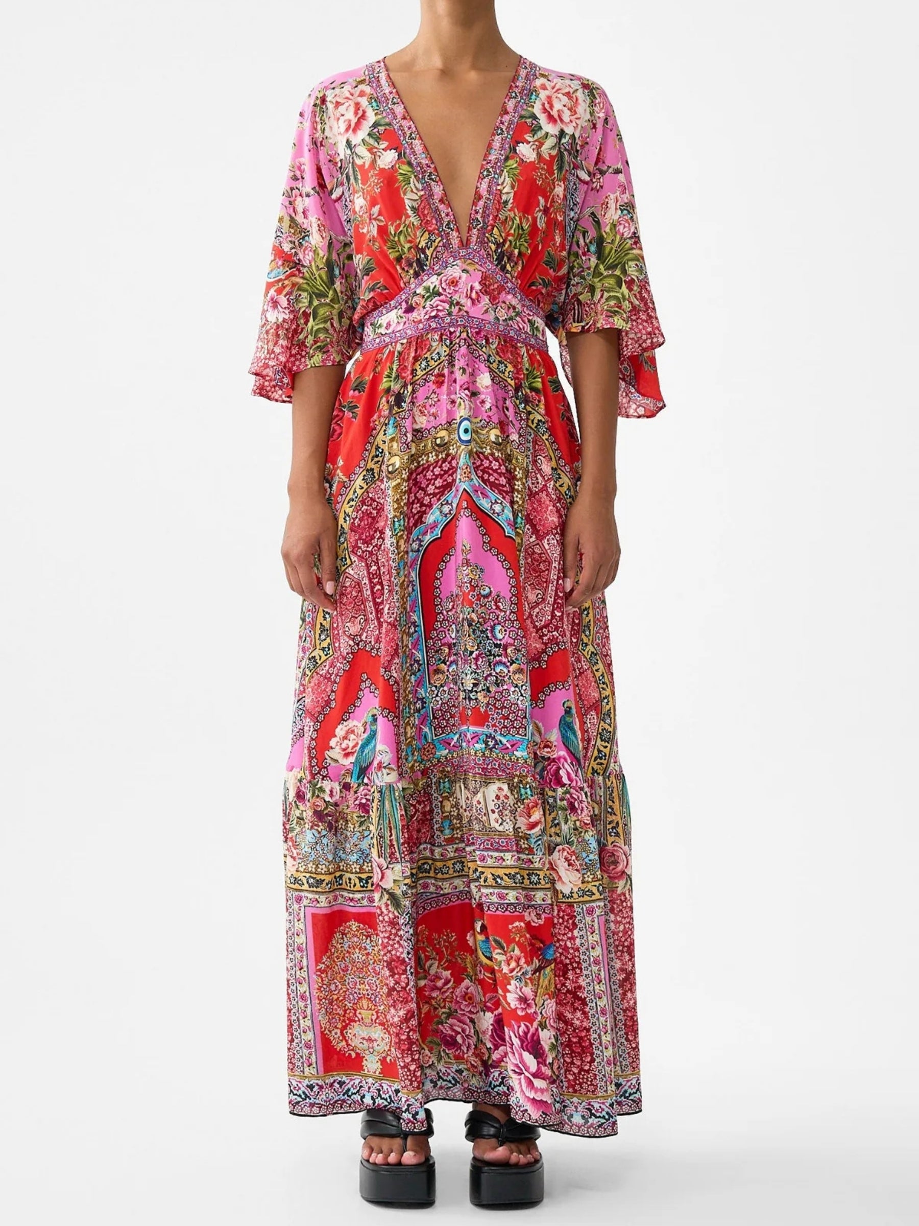 Waisted Dress w/ Hem Ruffle - Heirloom Empire