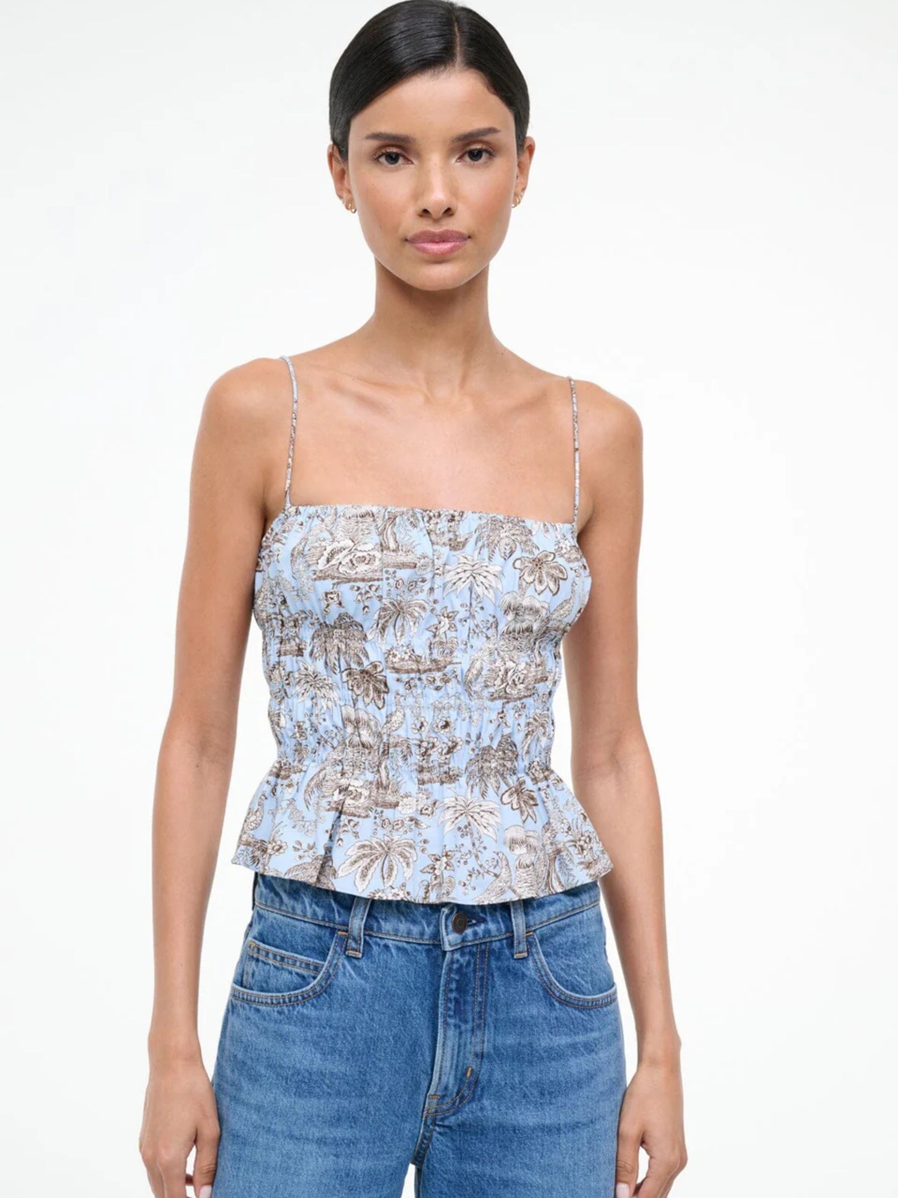Ayla Top - Sky Toile