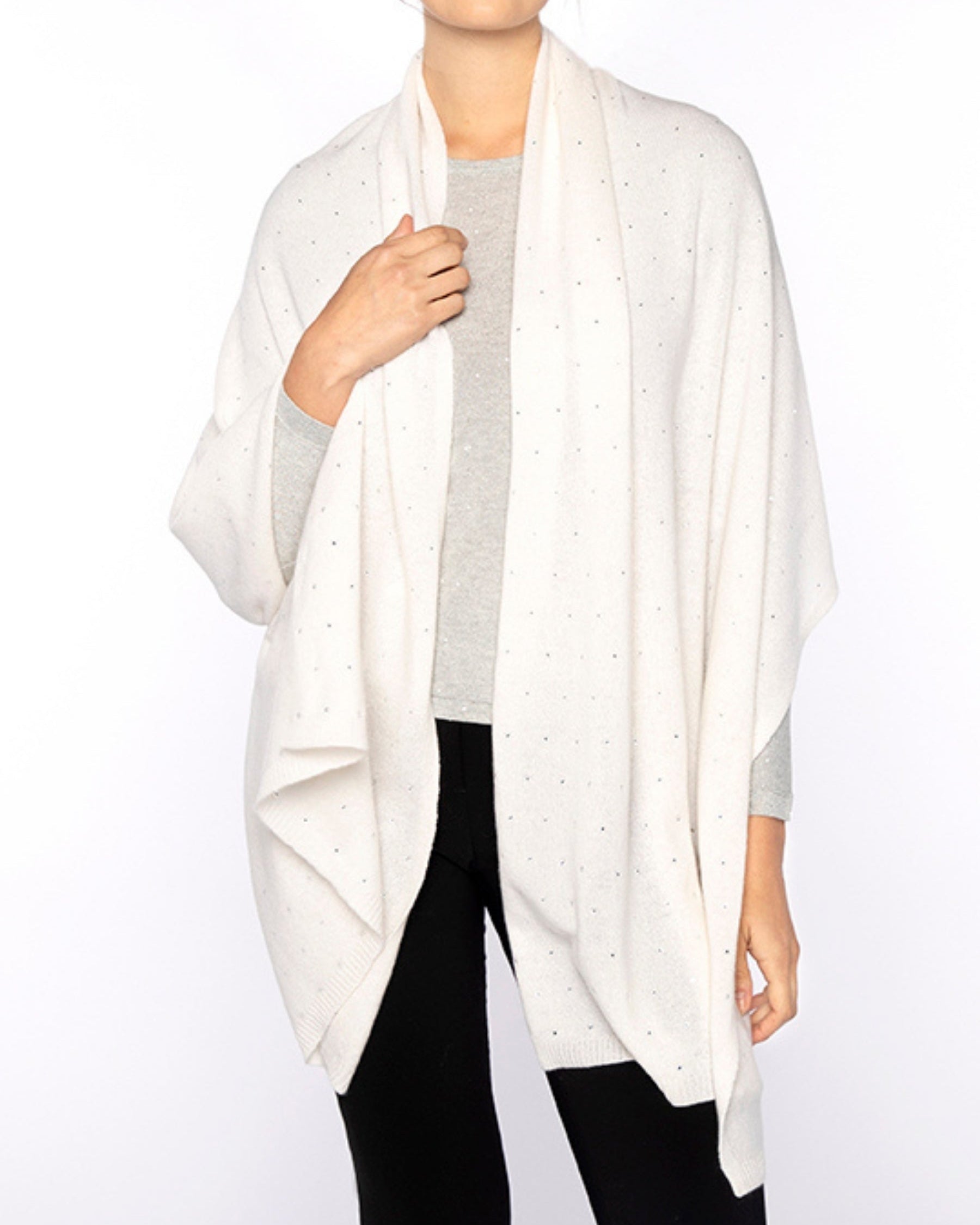 kinross-cashmere-FWT-Crystal-Wrap - Pearl