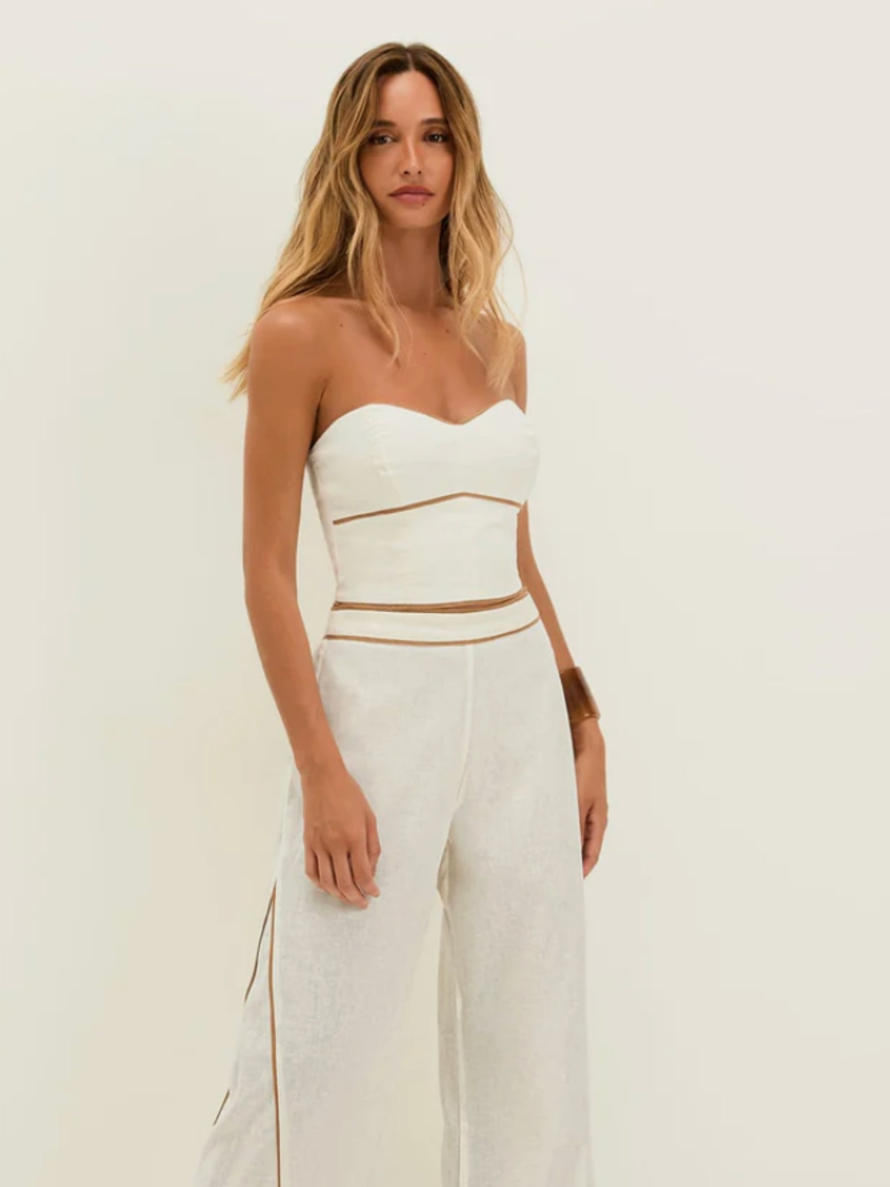 Solid Iva Top - Off White