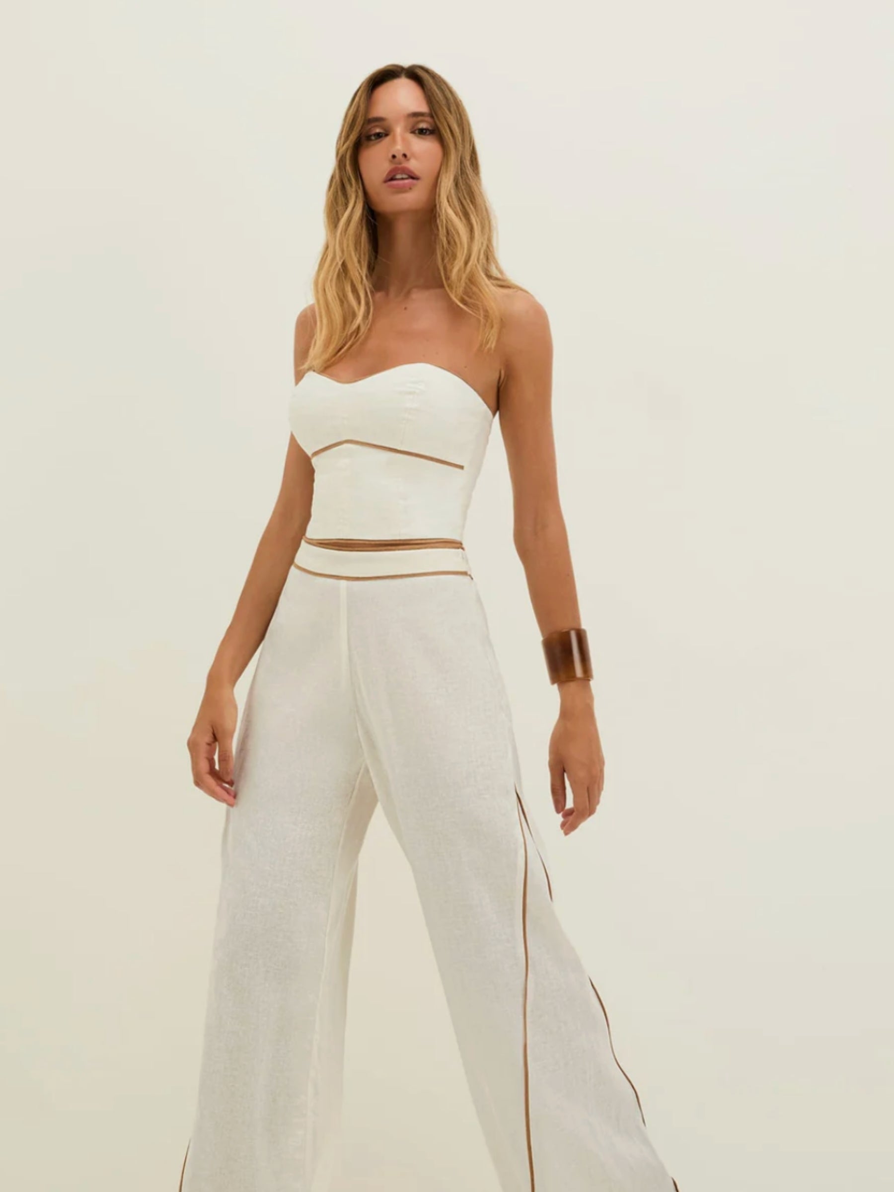 Solid Iva Pants - Off White