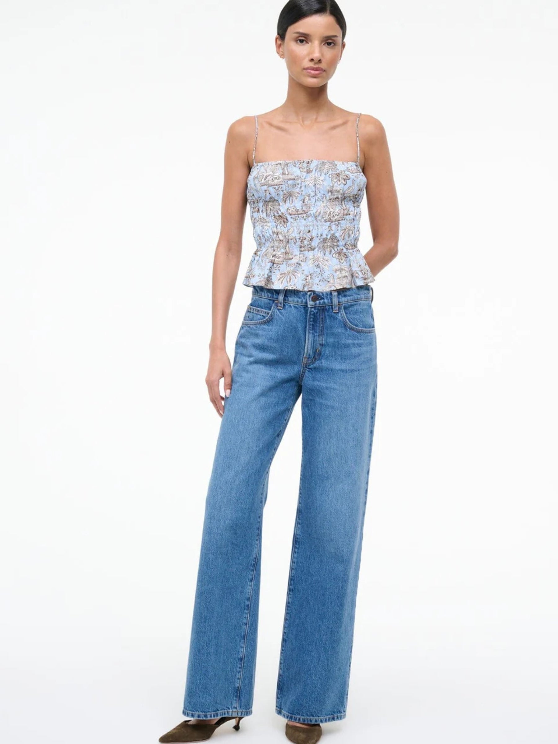 Ayla Top - Sky Toile