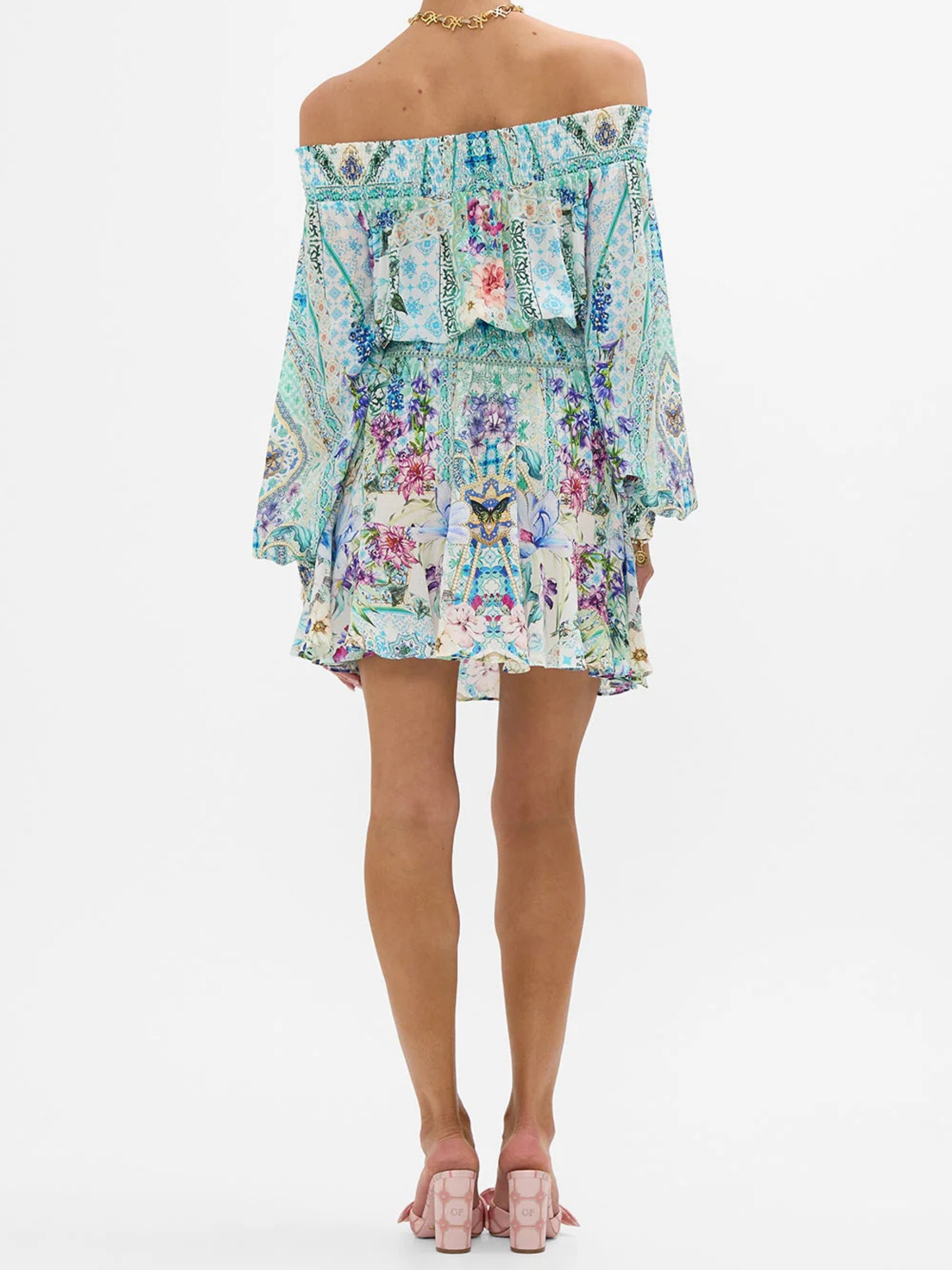 camilla-Off-Shoulder-Short-Dress -Sunrise-in-Sintra