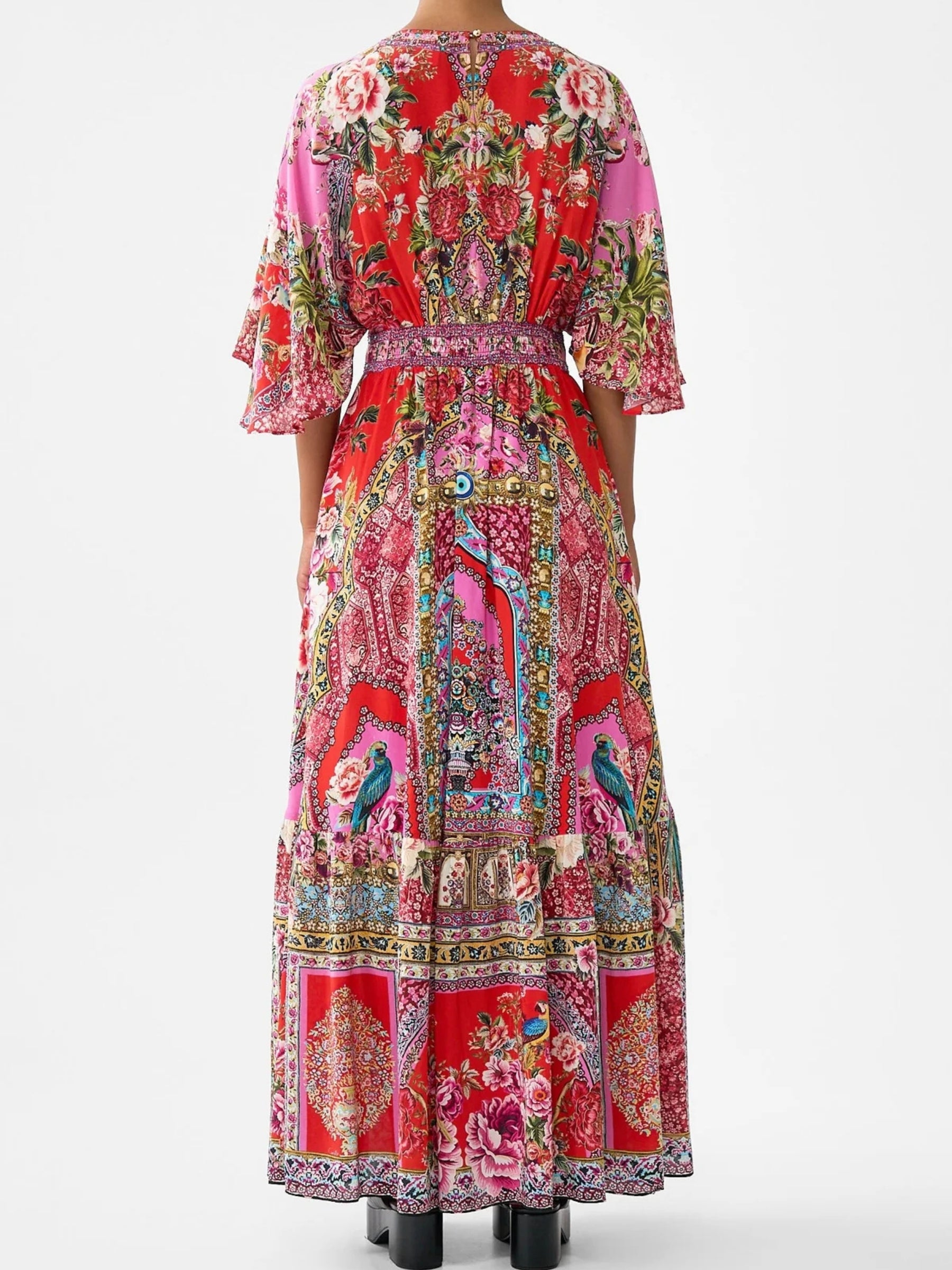 Waisted Dress w/ Hem Ruffle - Heirloom Empire