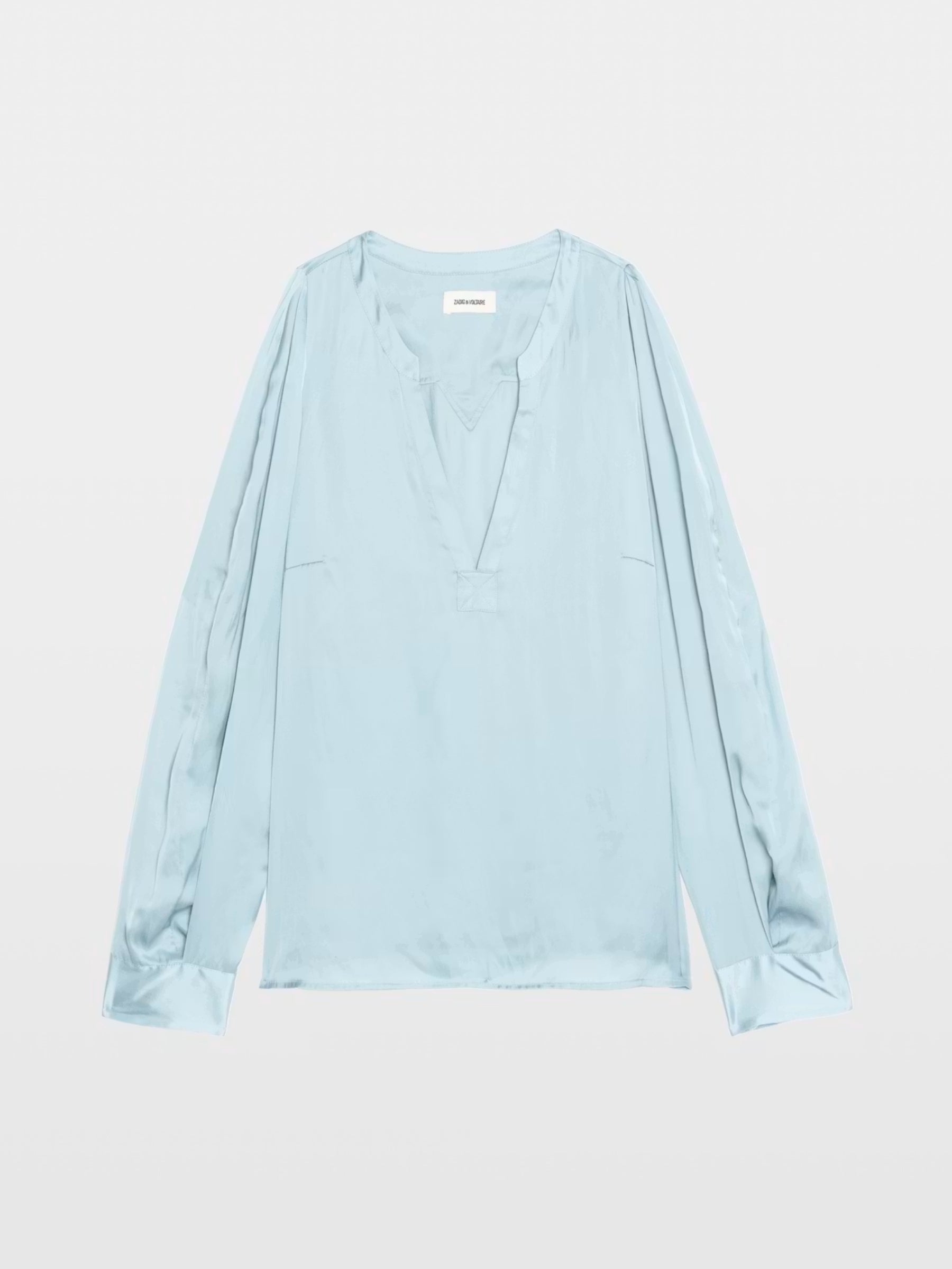 Torny Satin Tunic - Sky by Zadig & Voltaire — view 4