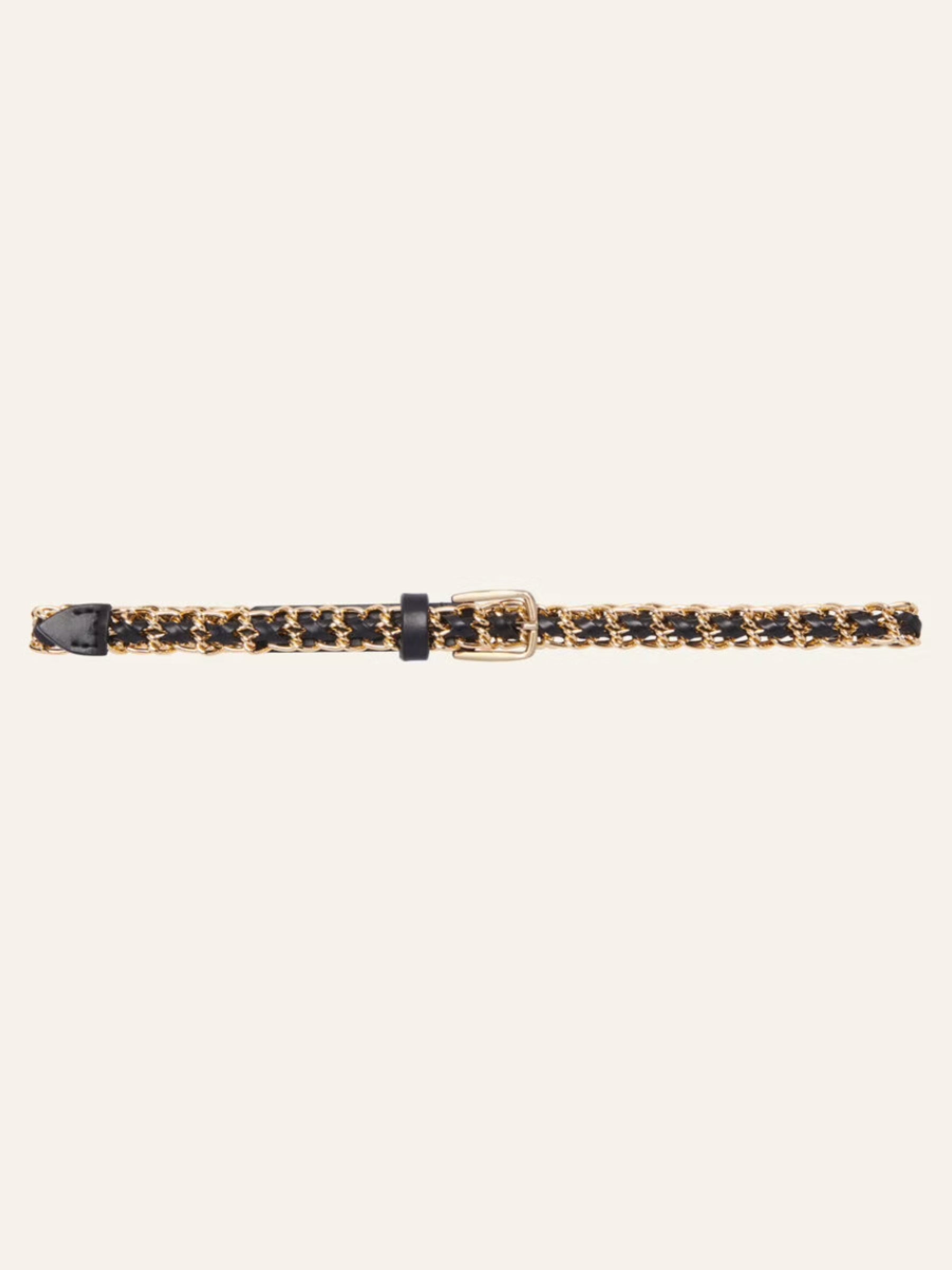 BA&SH-PARIS-BROOKE-BELT-BLACK-GOLD