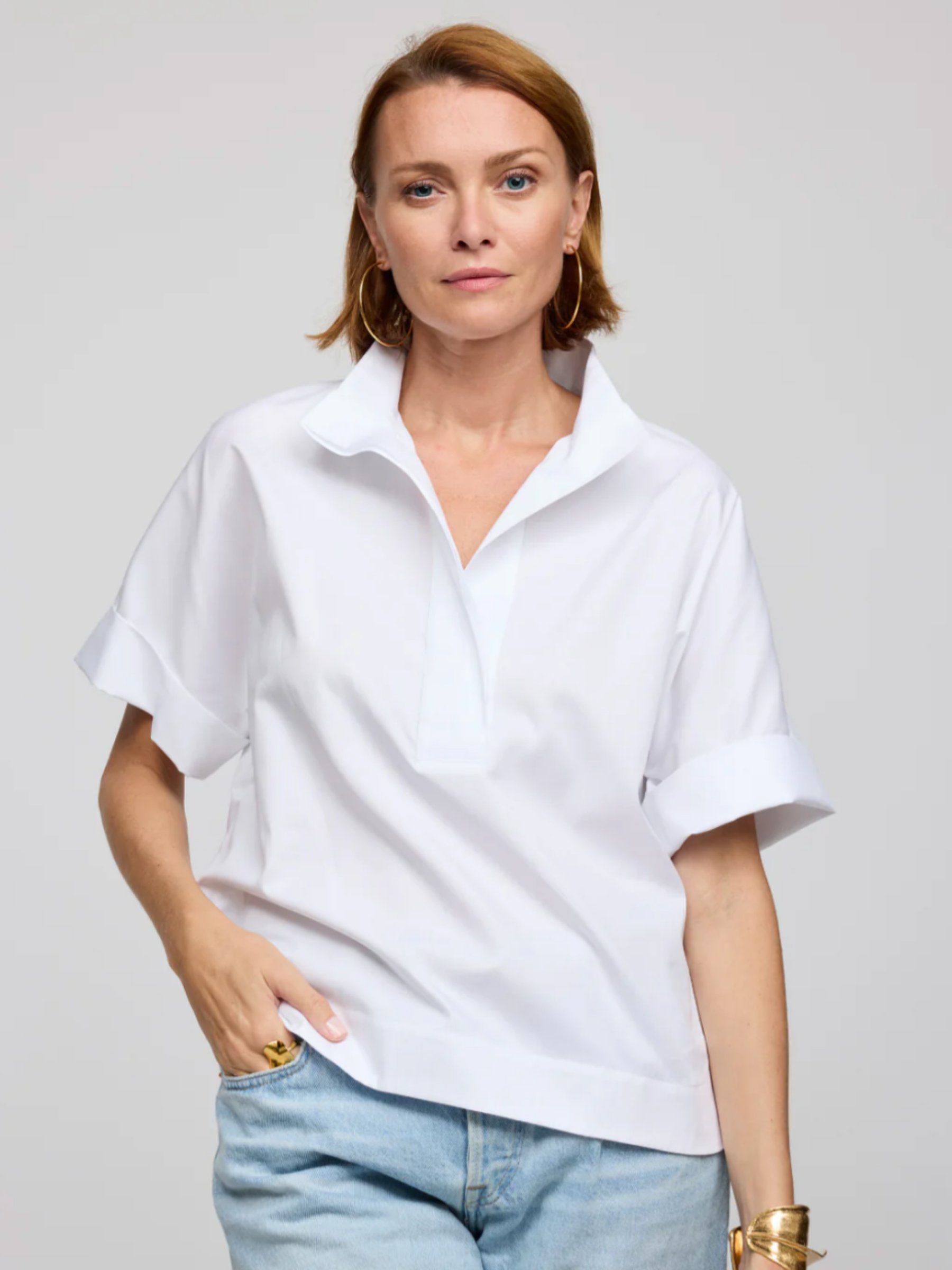 Elbow Sleeve Cara - White