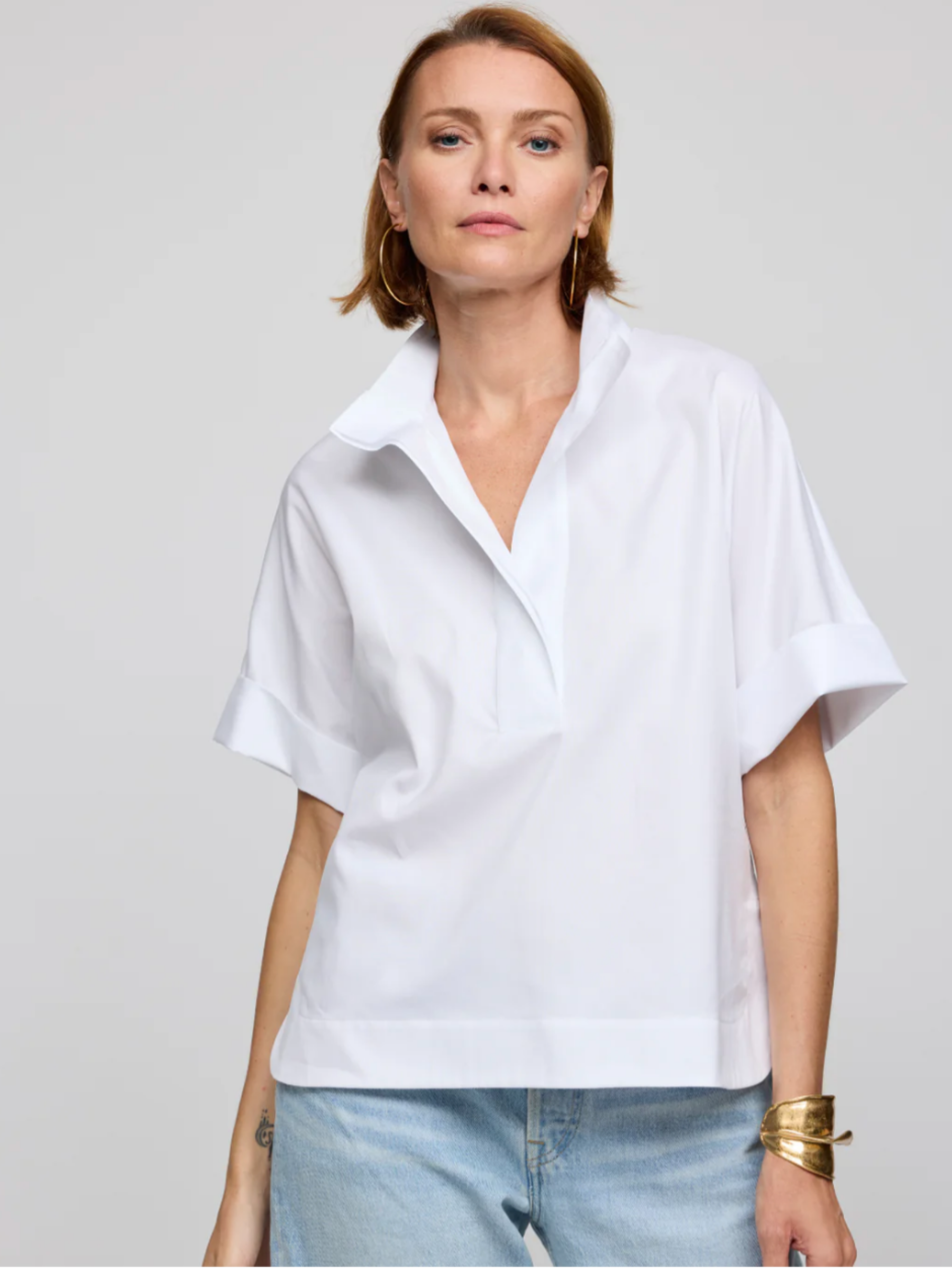Elbow Sleeve Cara - White