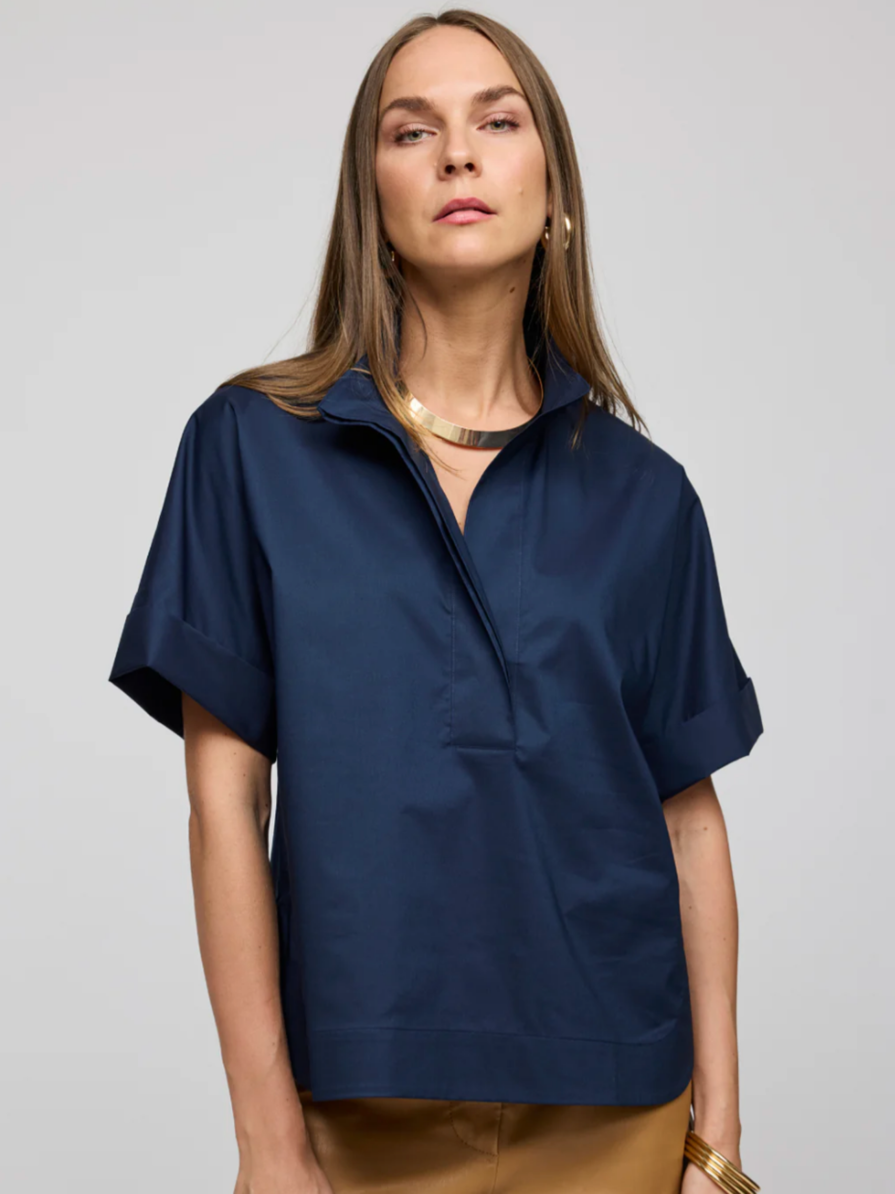 Elbow Sleeve Cara - Navy