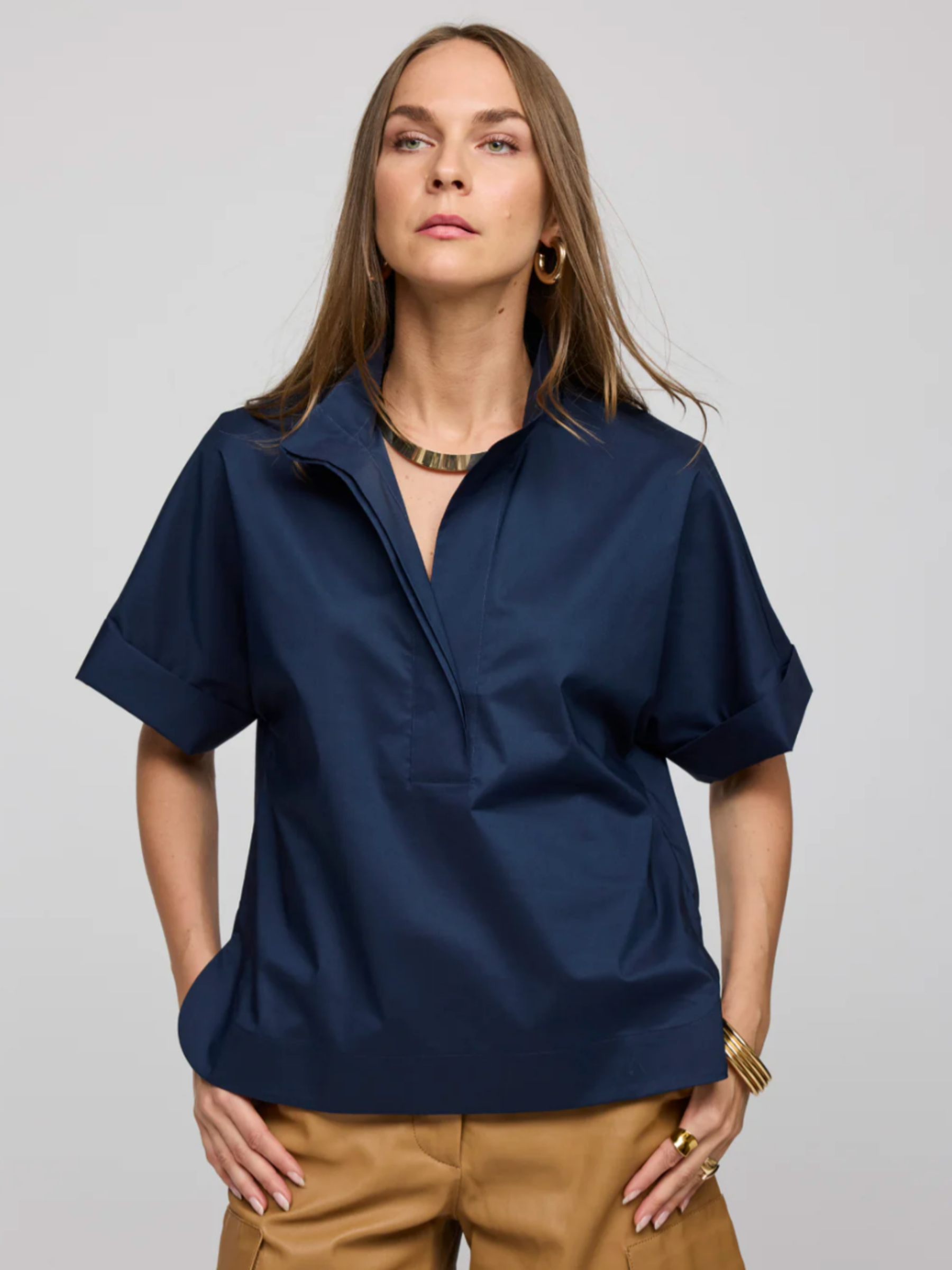 Elbow Sleeve Cara - Navy