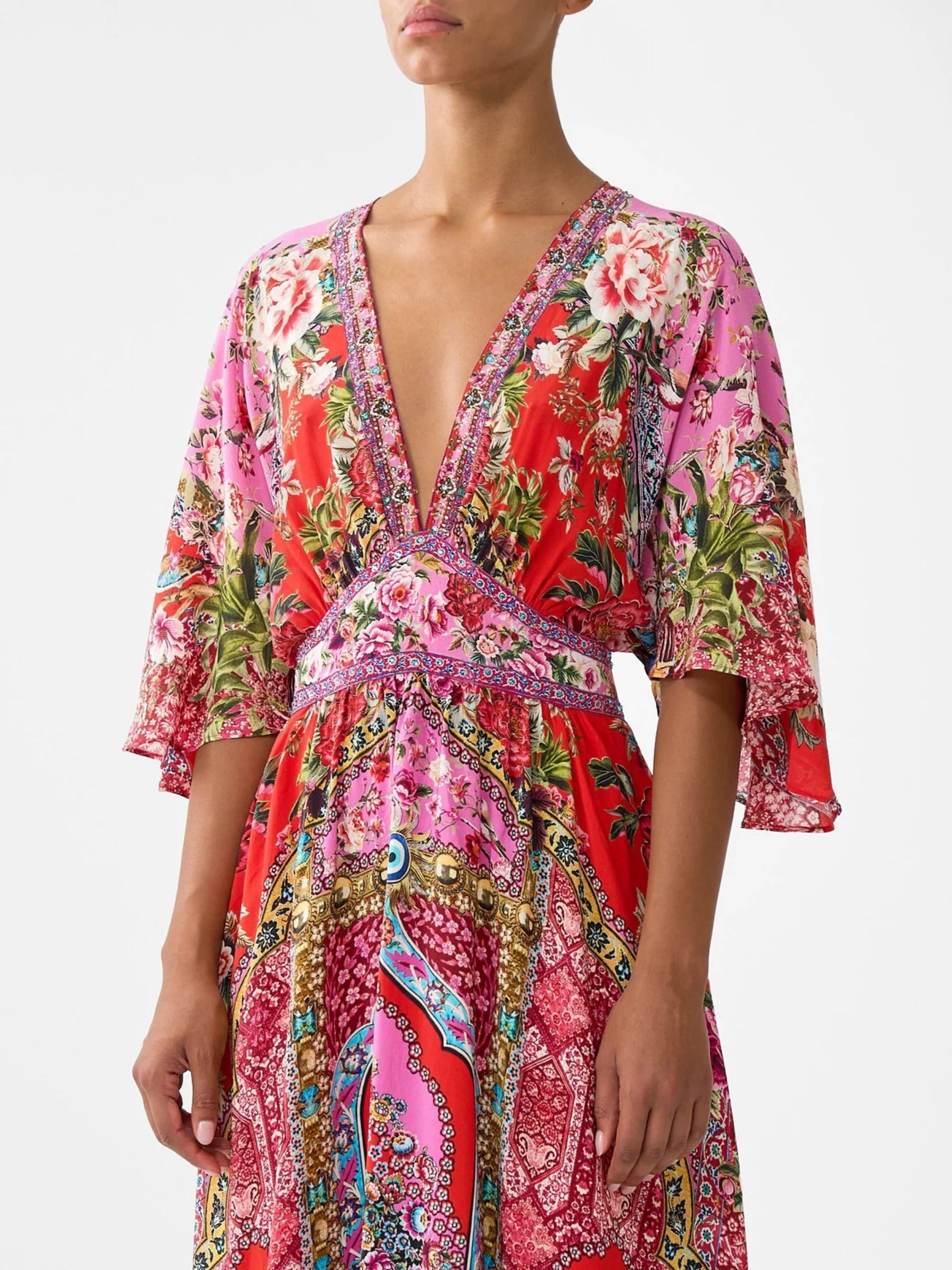 Waisted Dress w/ Hem Ruffle - Heirloom Empire