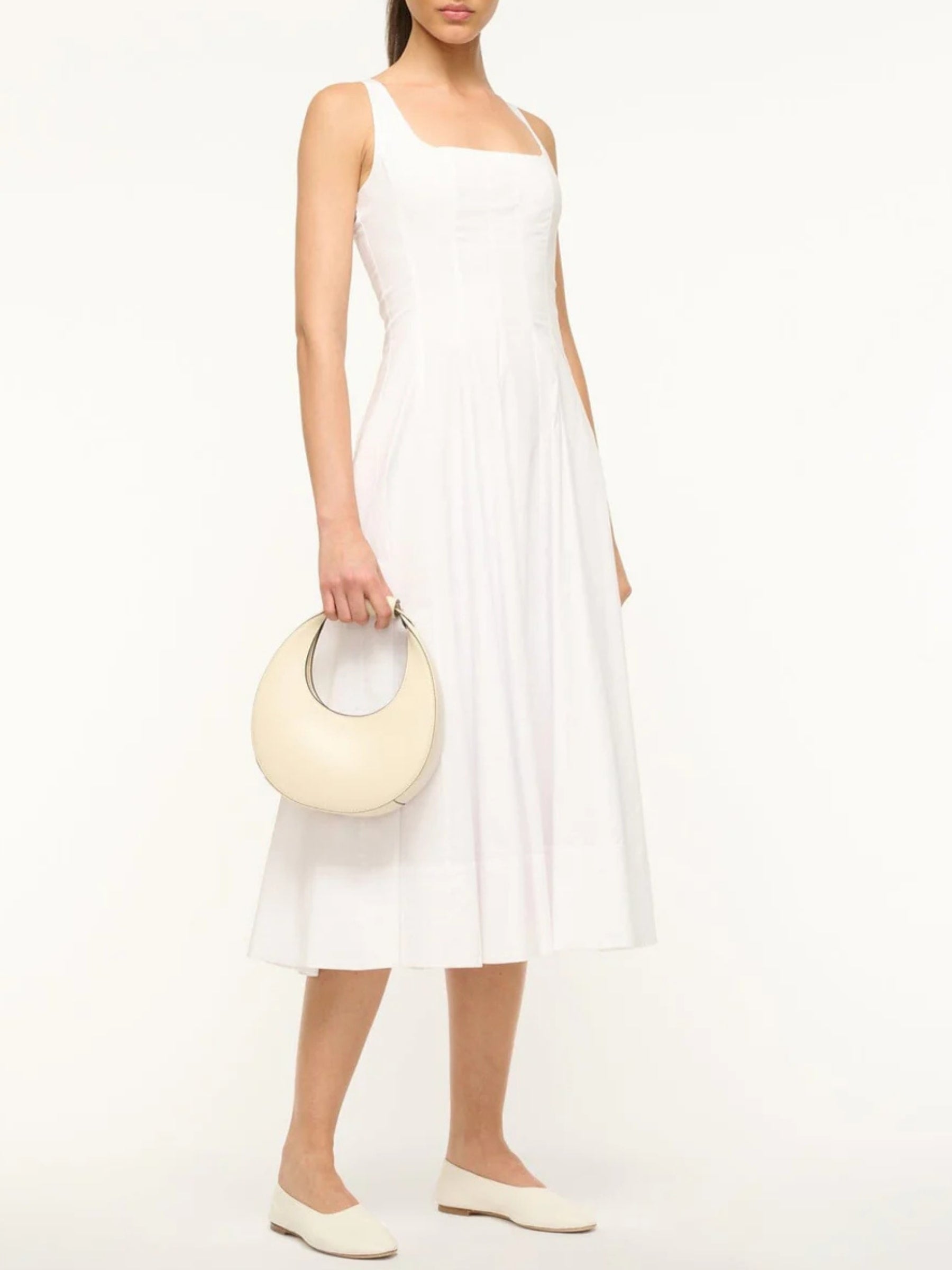 Mini Moon Bag - Cream