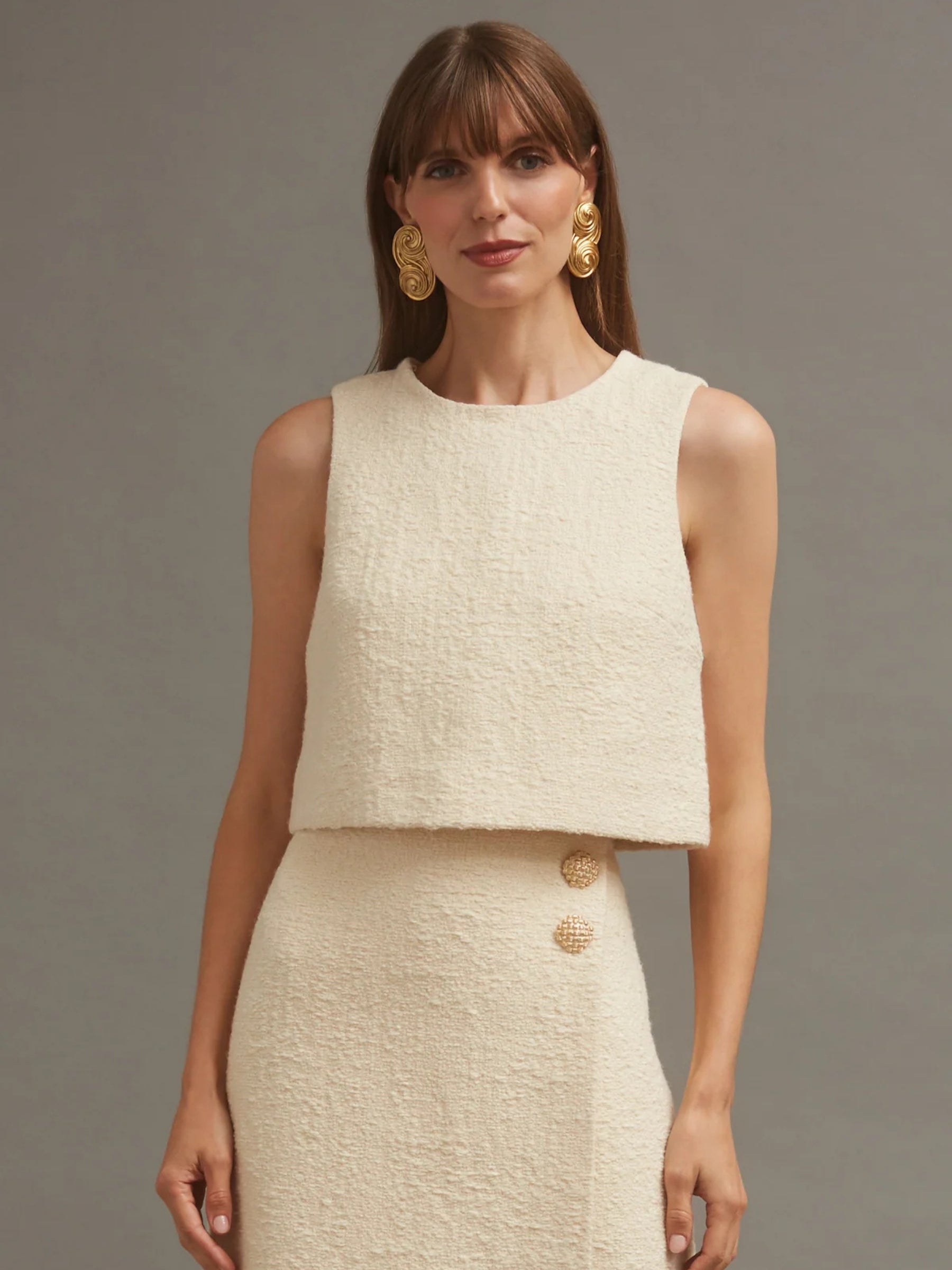 Gina Top - Tweed