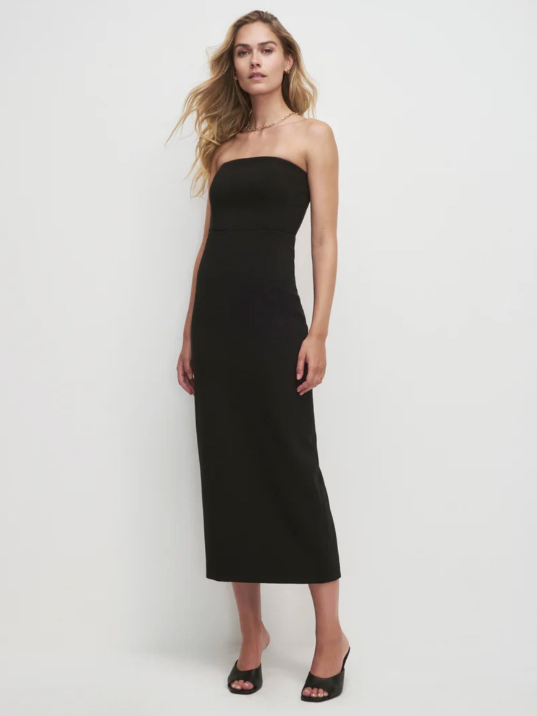 The Long Willow Dress - Black
