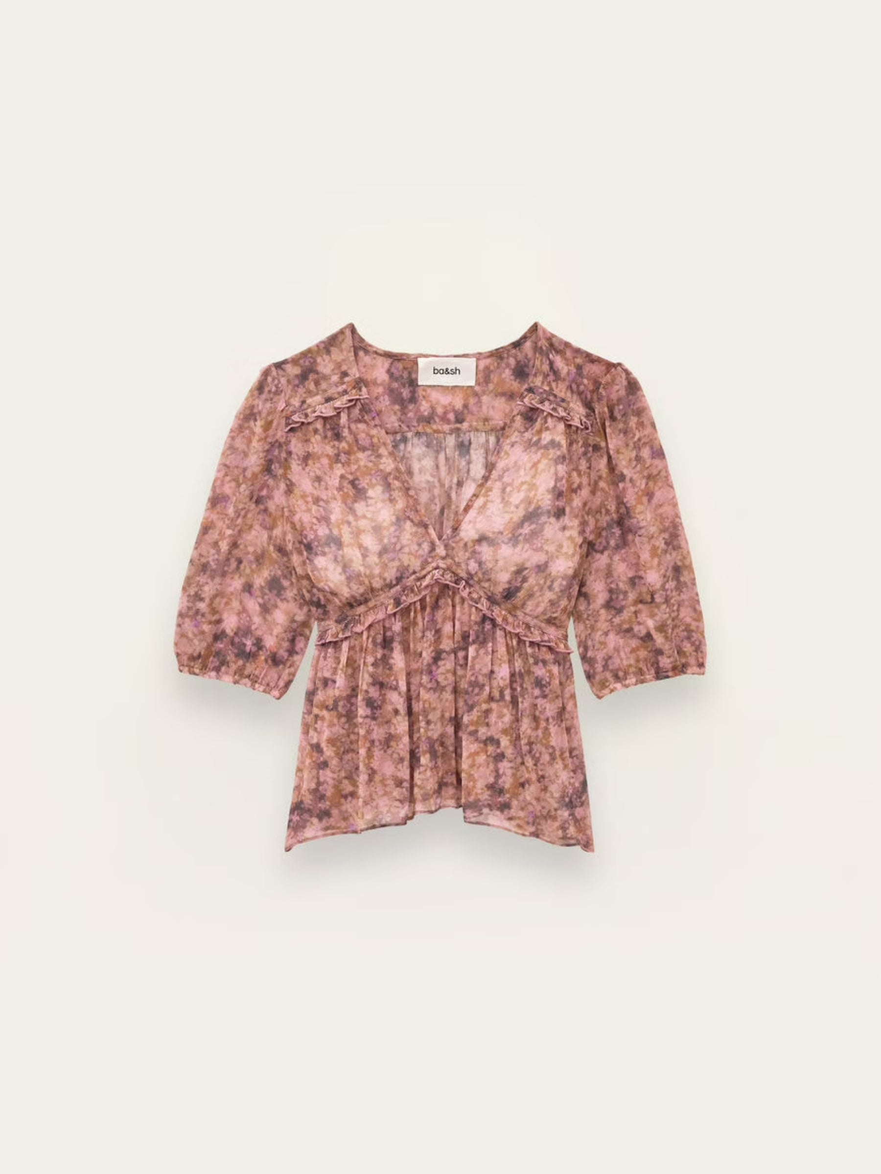 Asya Romantic Blouse - Rose