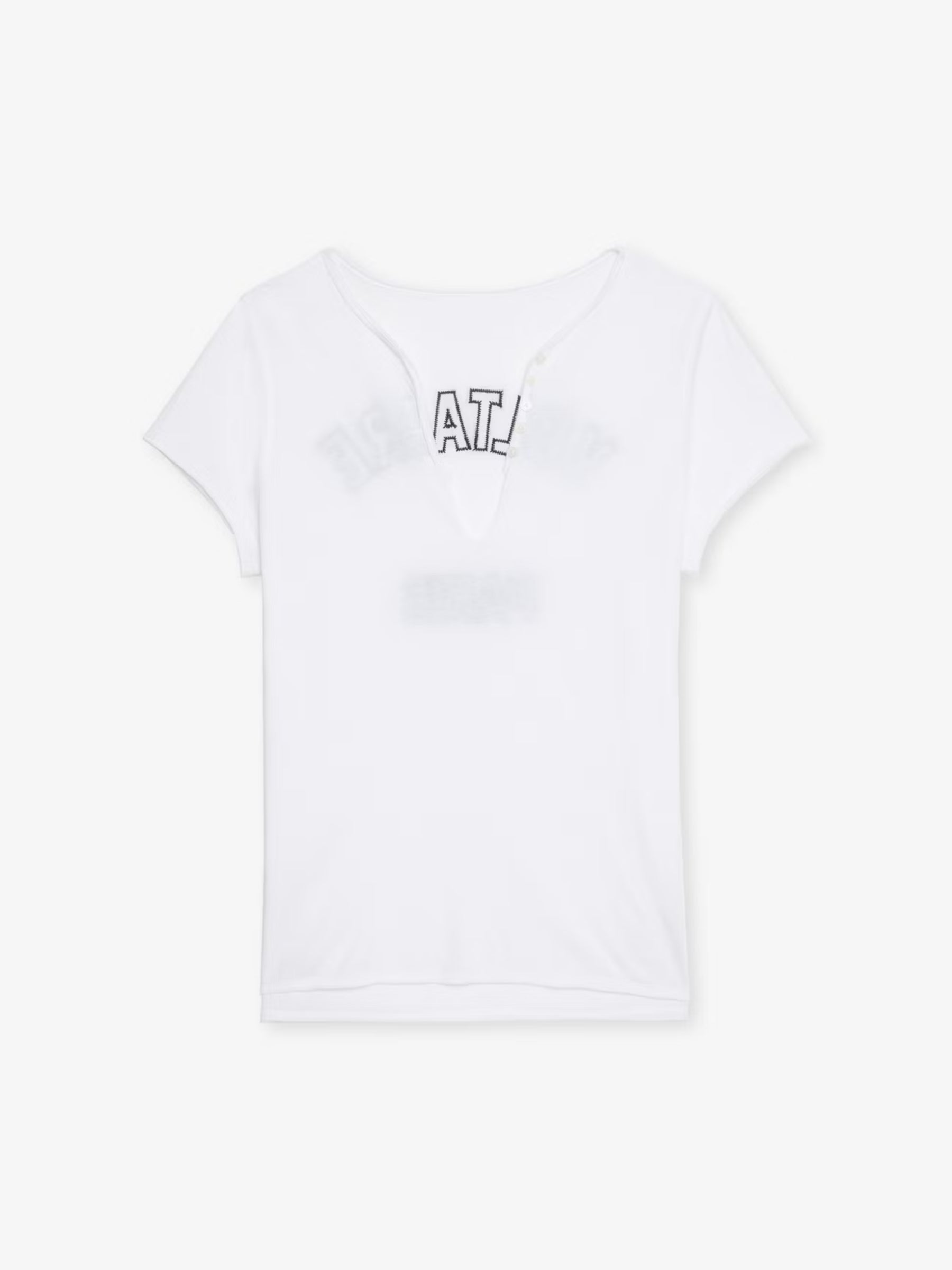 Tuni MC CL Voltaire Paris Blouse - White