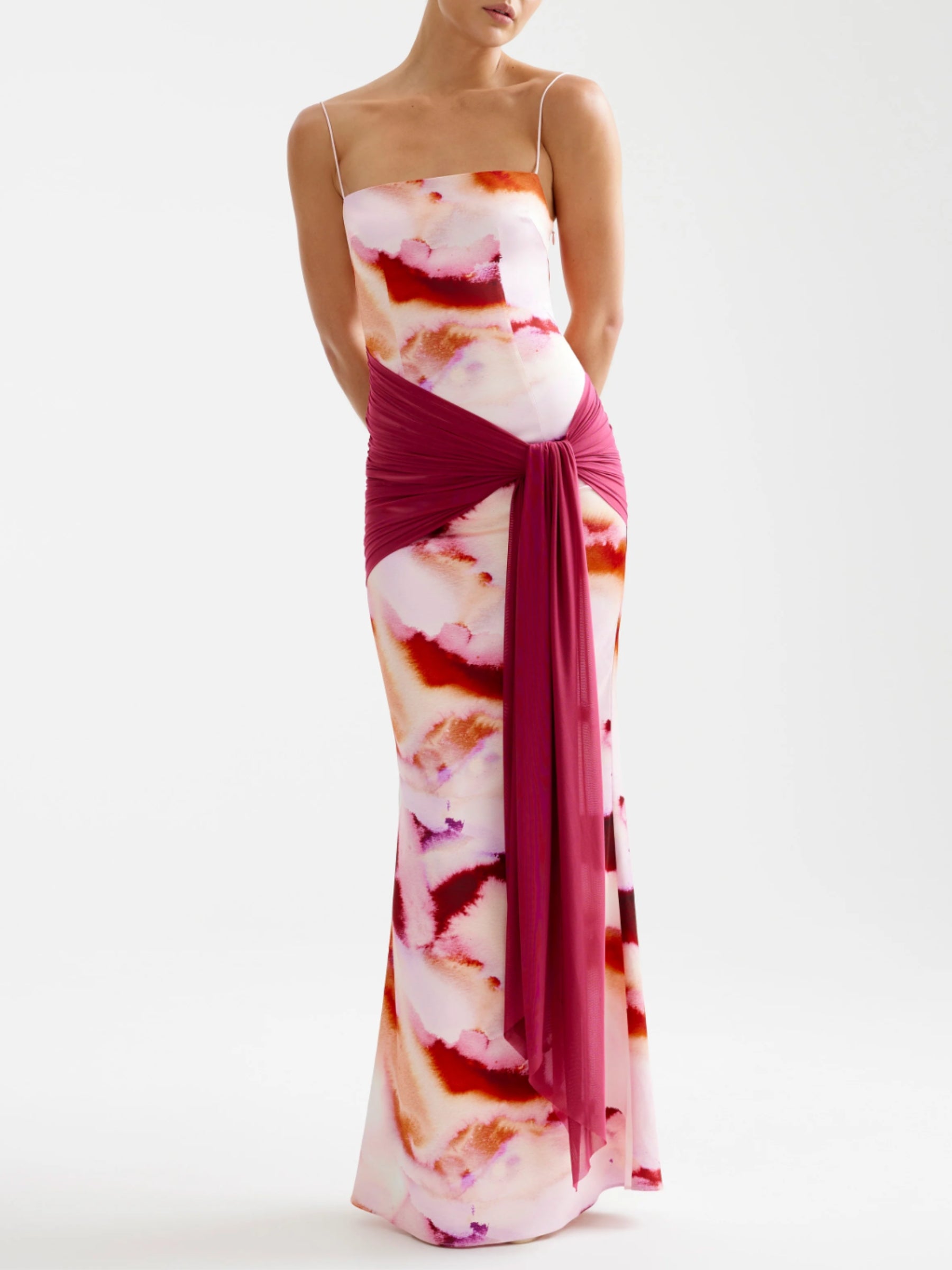 Ayla Dress - Pink Imperial Print