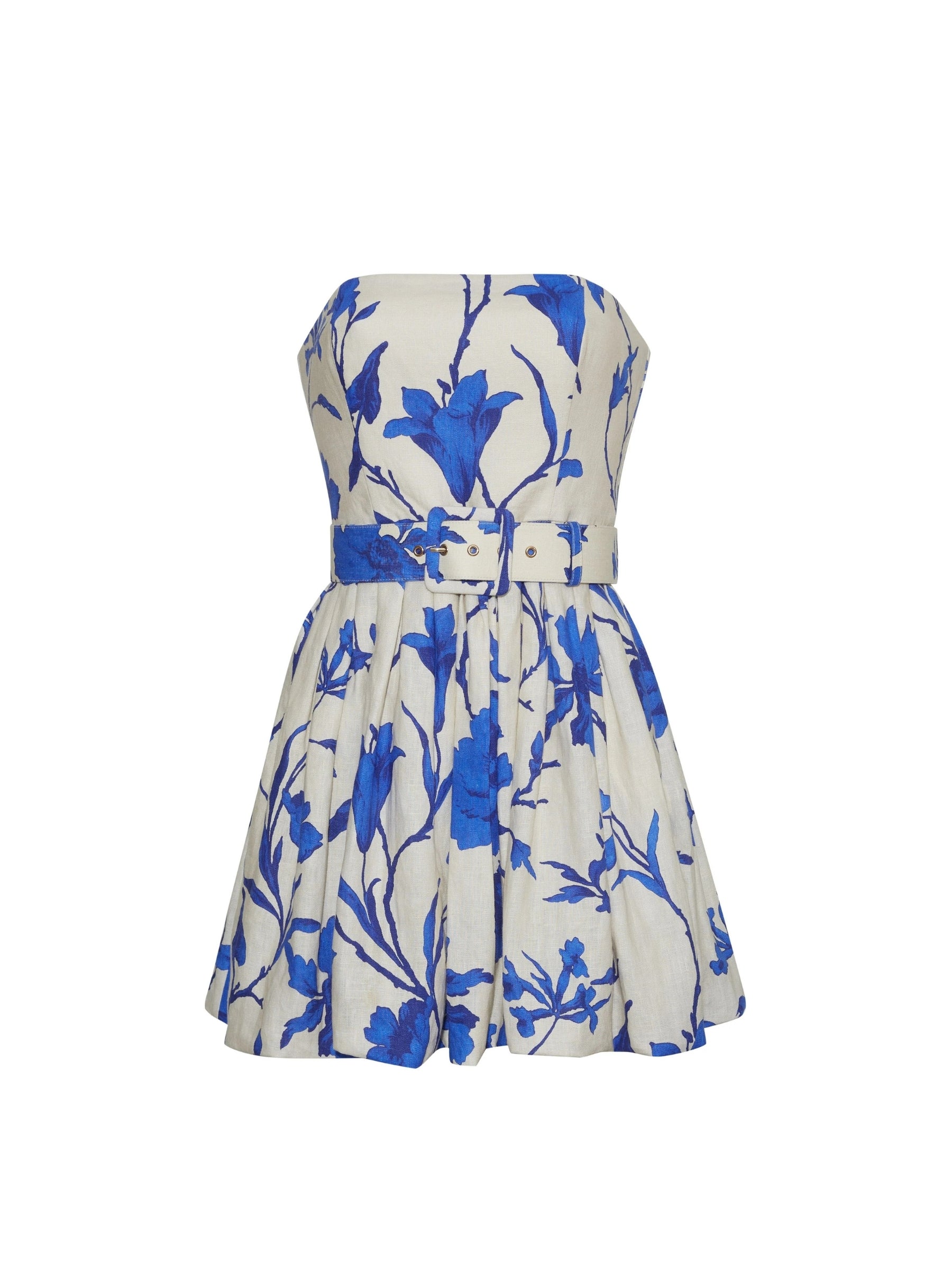 Swan Dress - Athena Cobalt