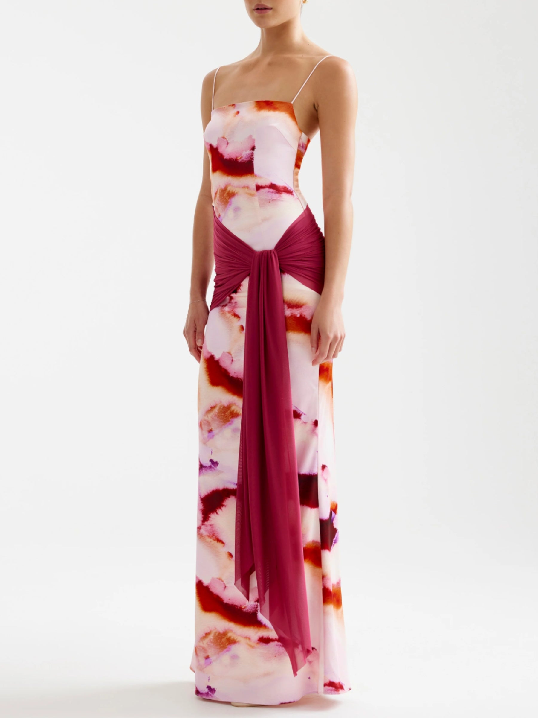 Ayla Dress - Pink Imperial Print