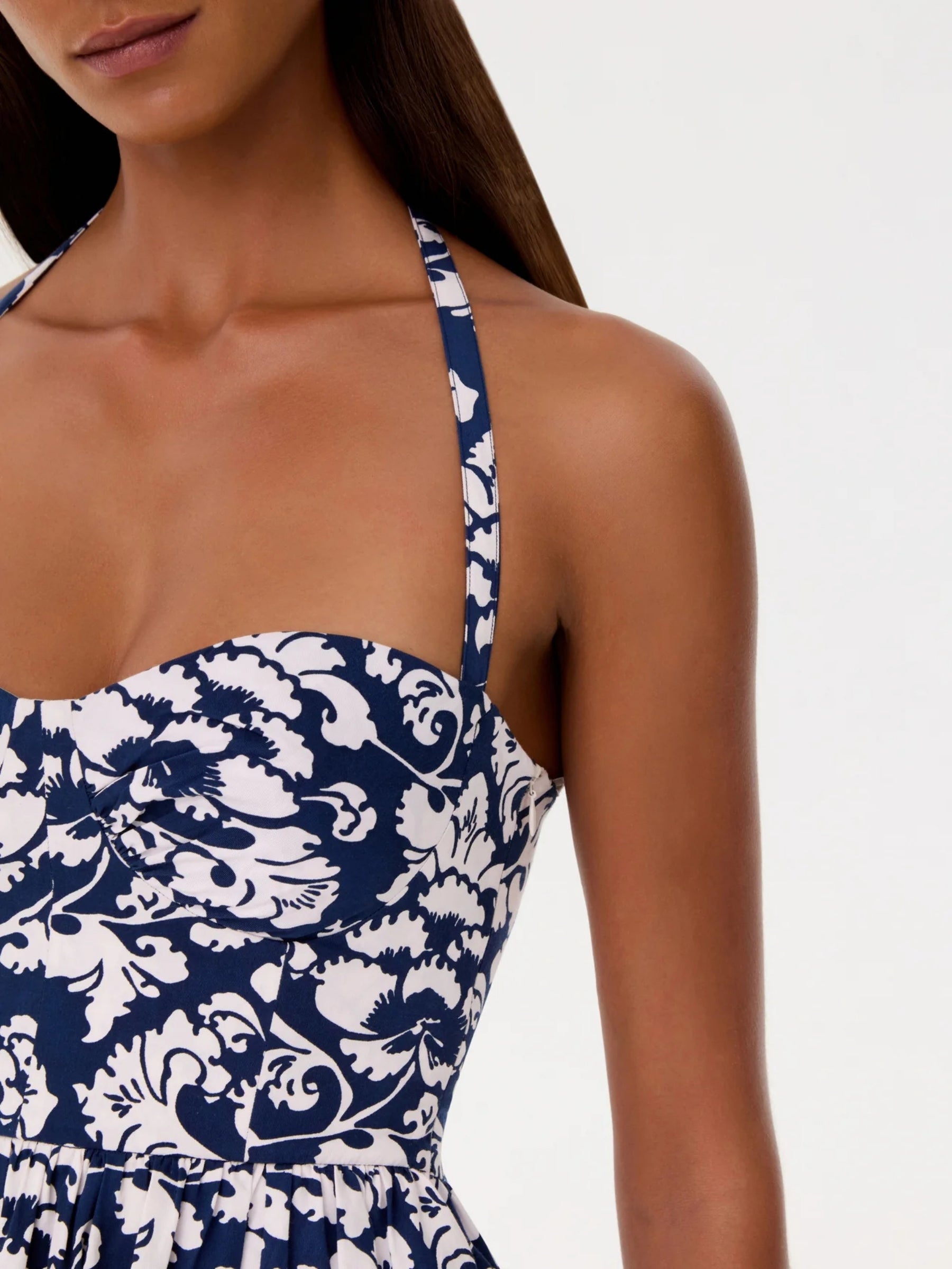 Johanna Dress - Lotus Flower Print