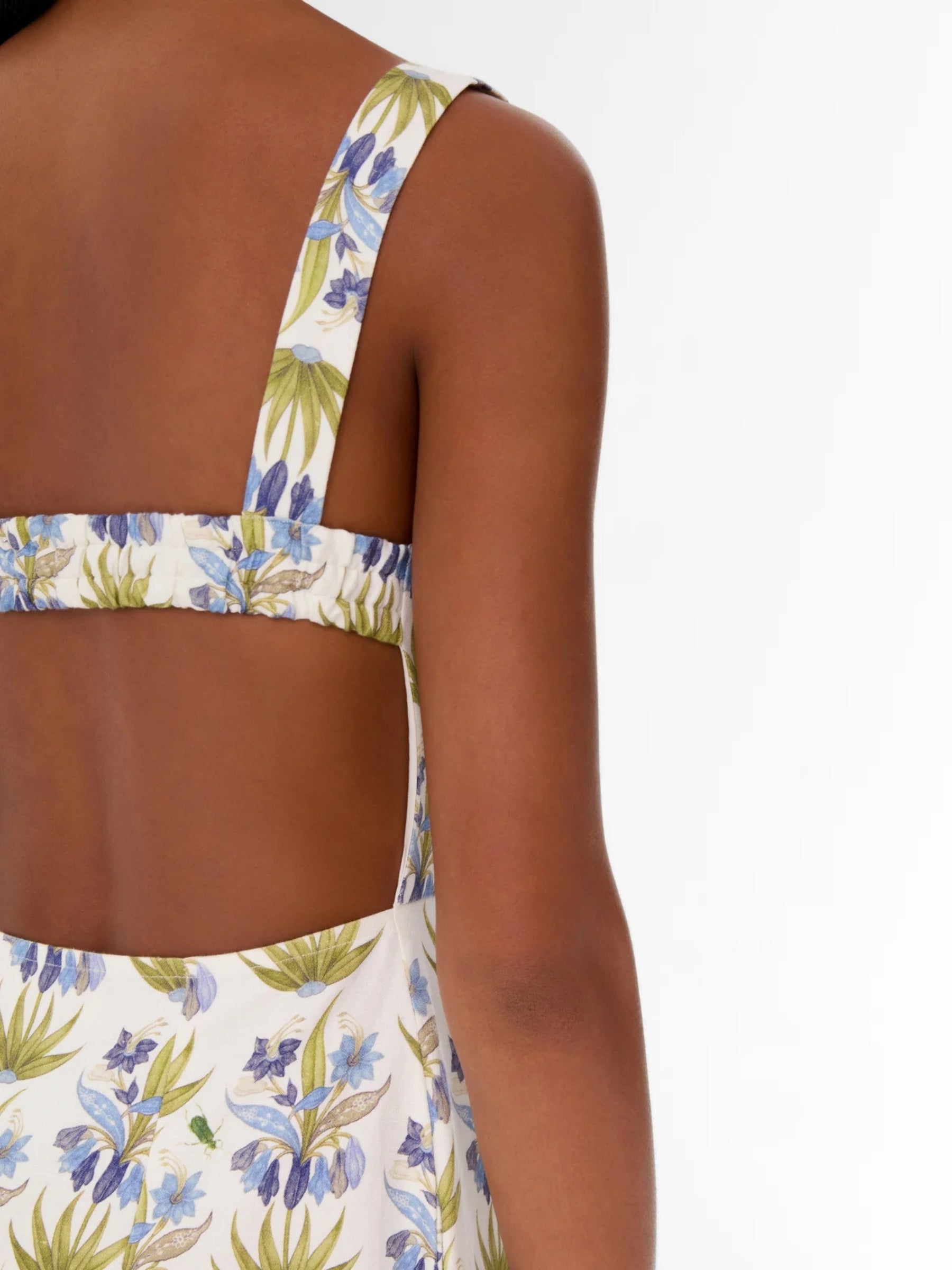 Azzurra Dress Celestine Flower - Blue