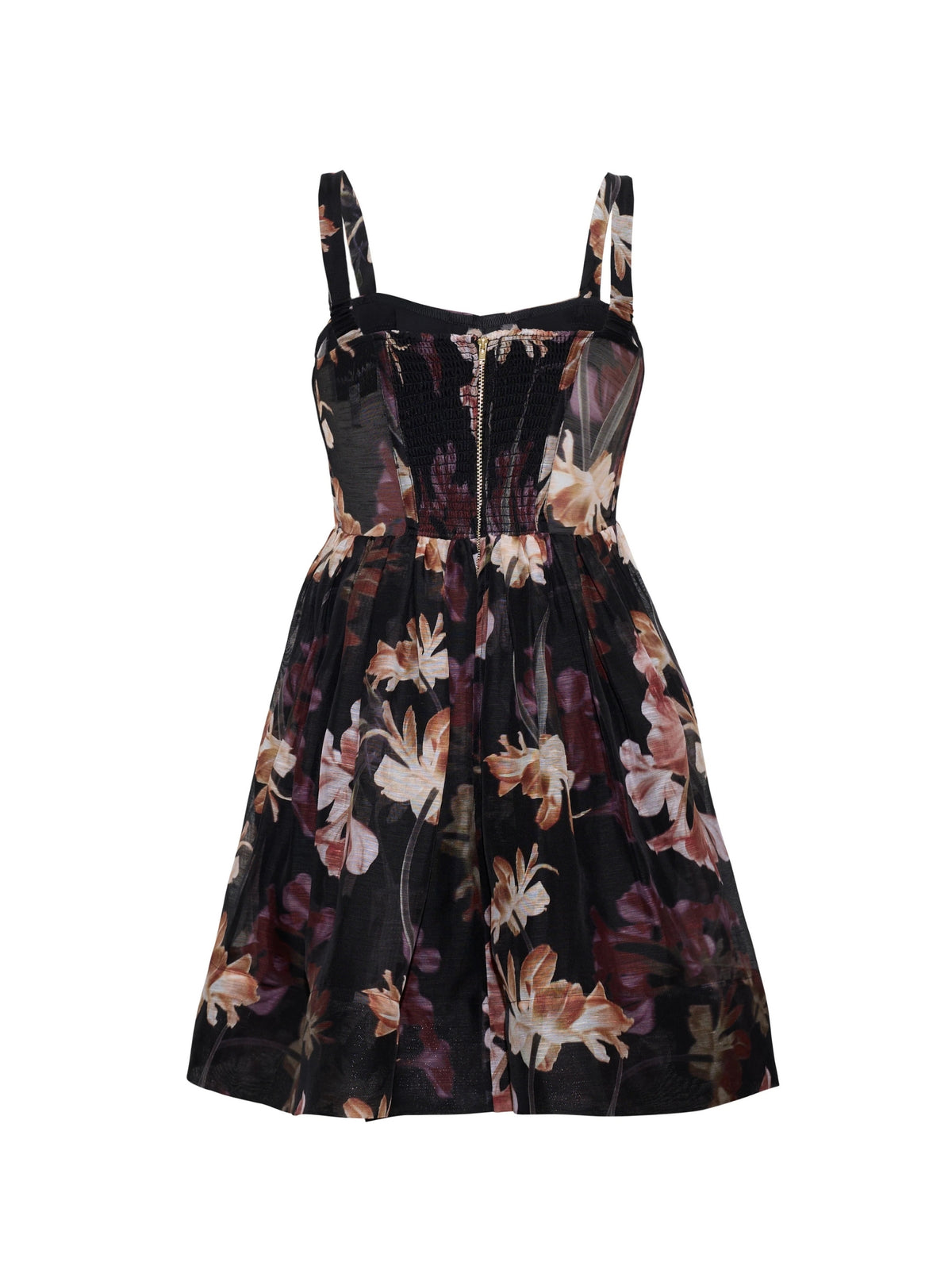 Phoebe Mini Dress - Elysian Floral Black