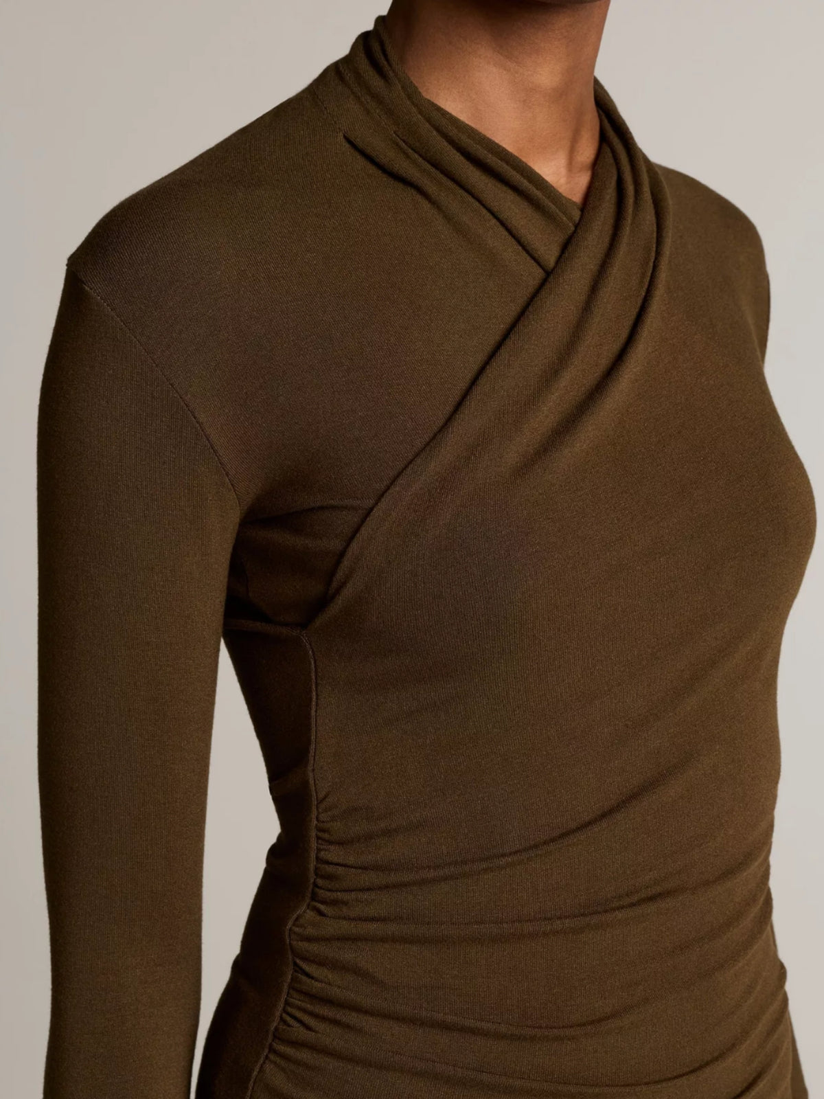 Fixed Wrap L/S Top - Cypress