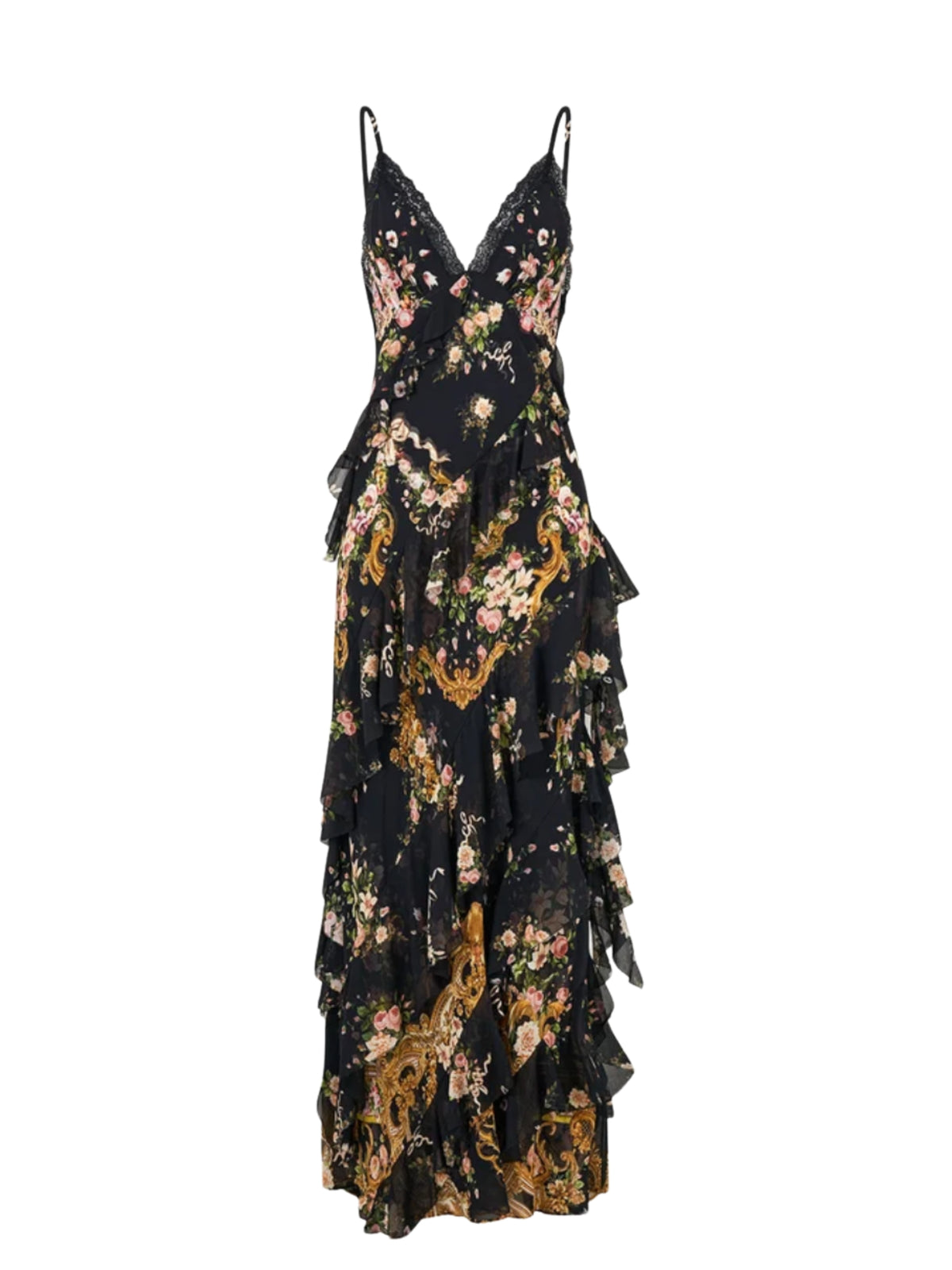 Asymmetrical Slip Dress - Versailles or Die