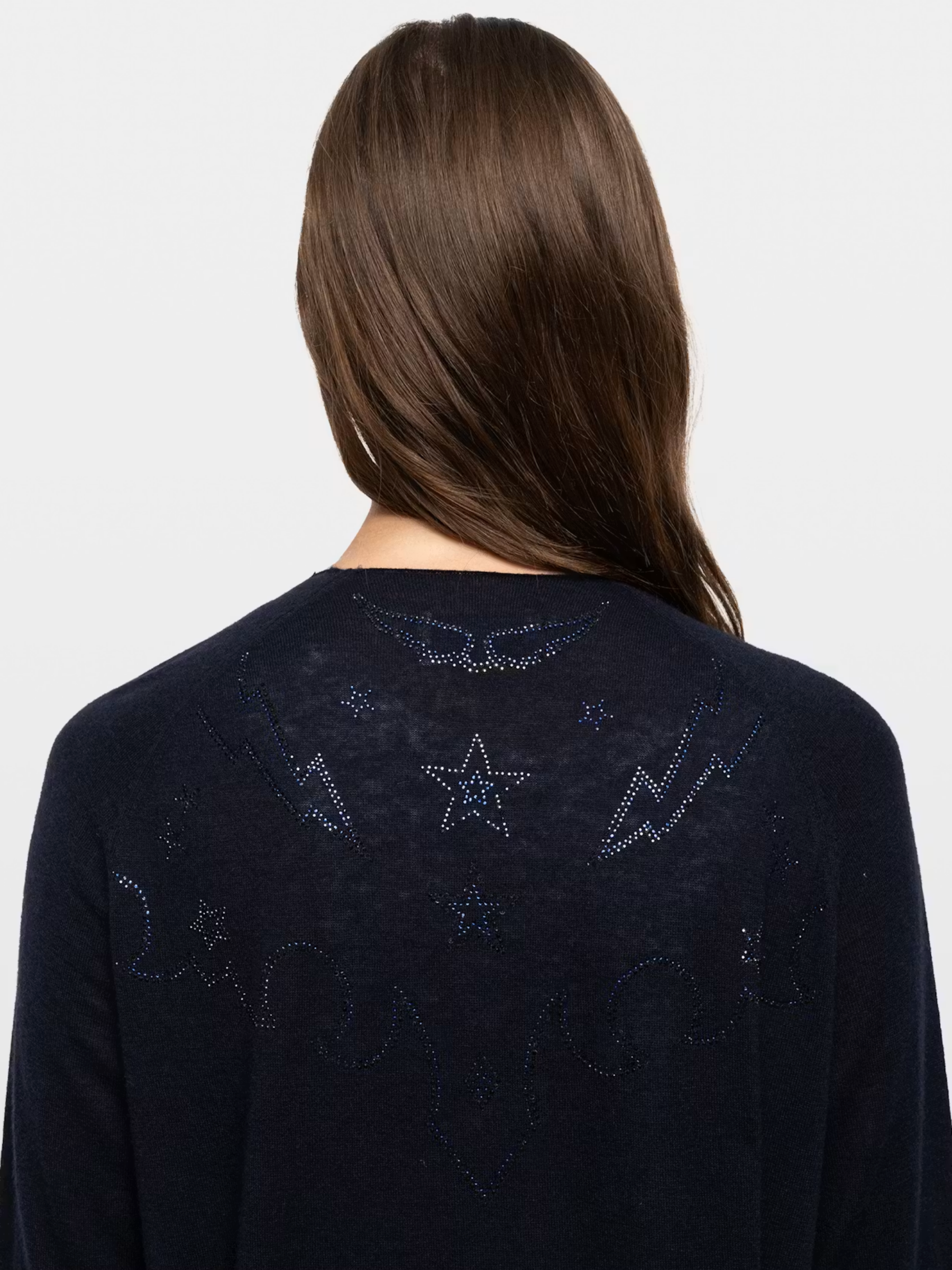 Daffyz Cashmere Cardigan - Encre