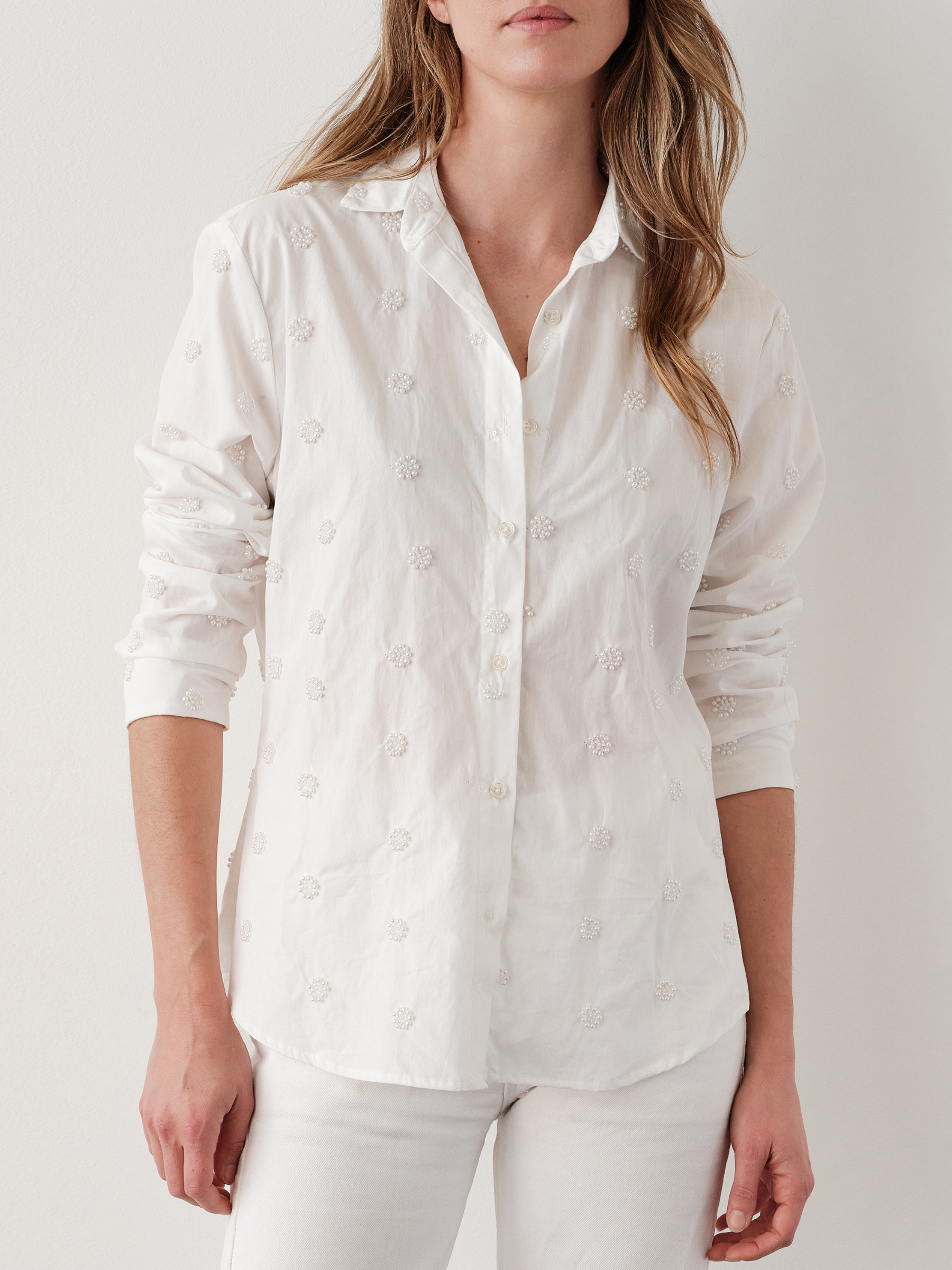 The Classic Beaded - White