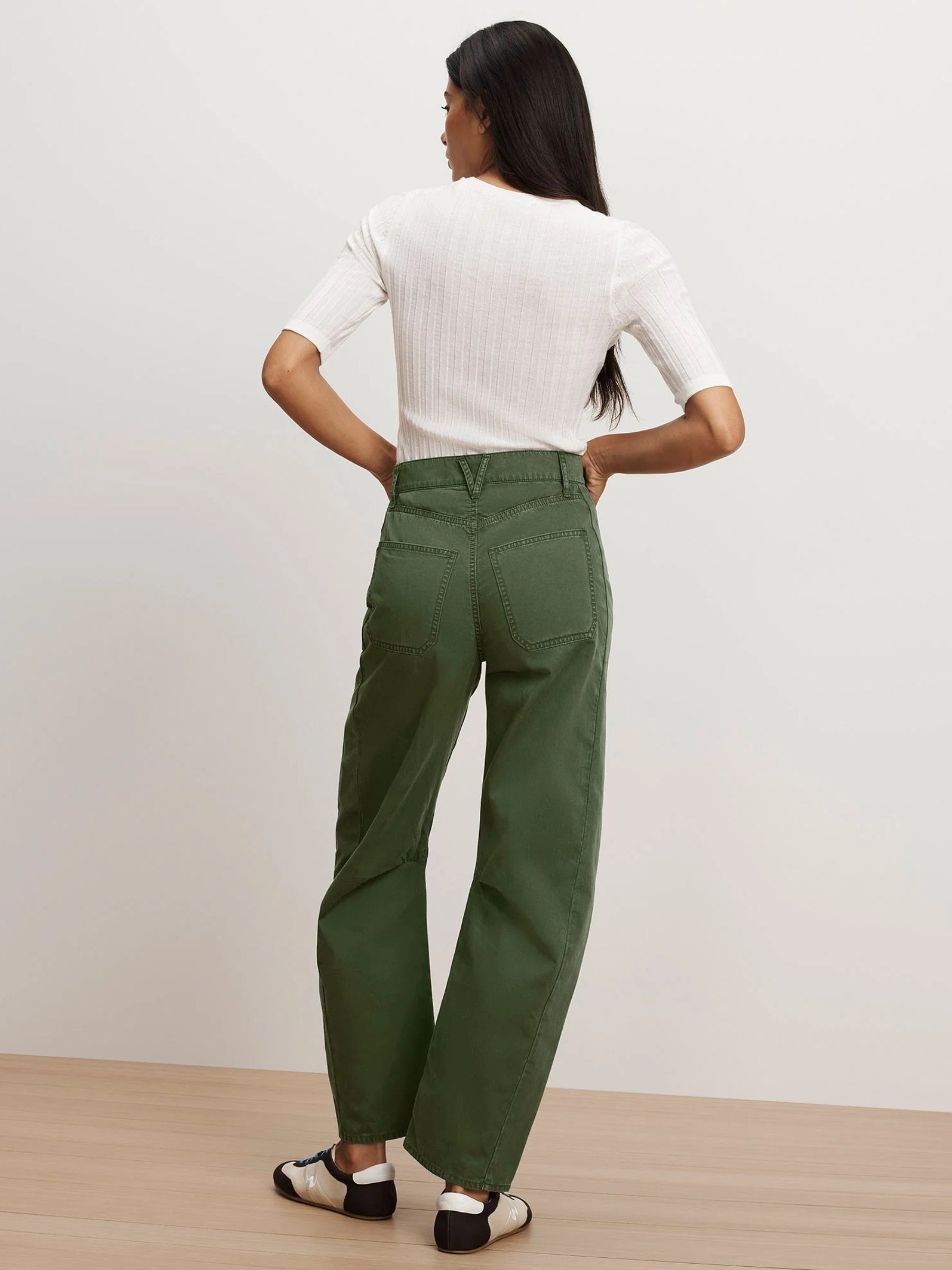 Sloan High Rise Barrel Jean - Dark Hunter