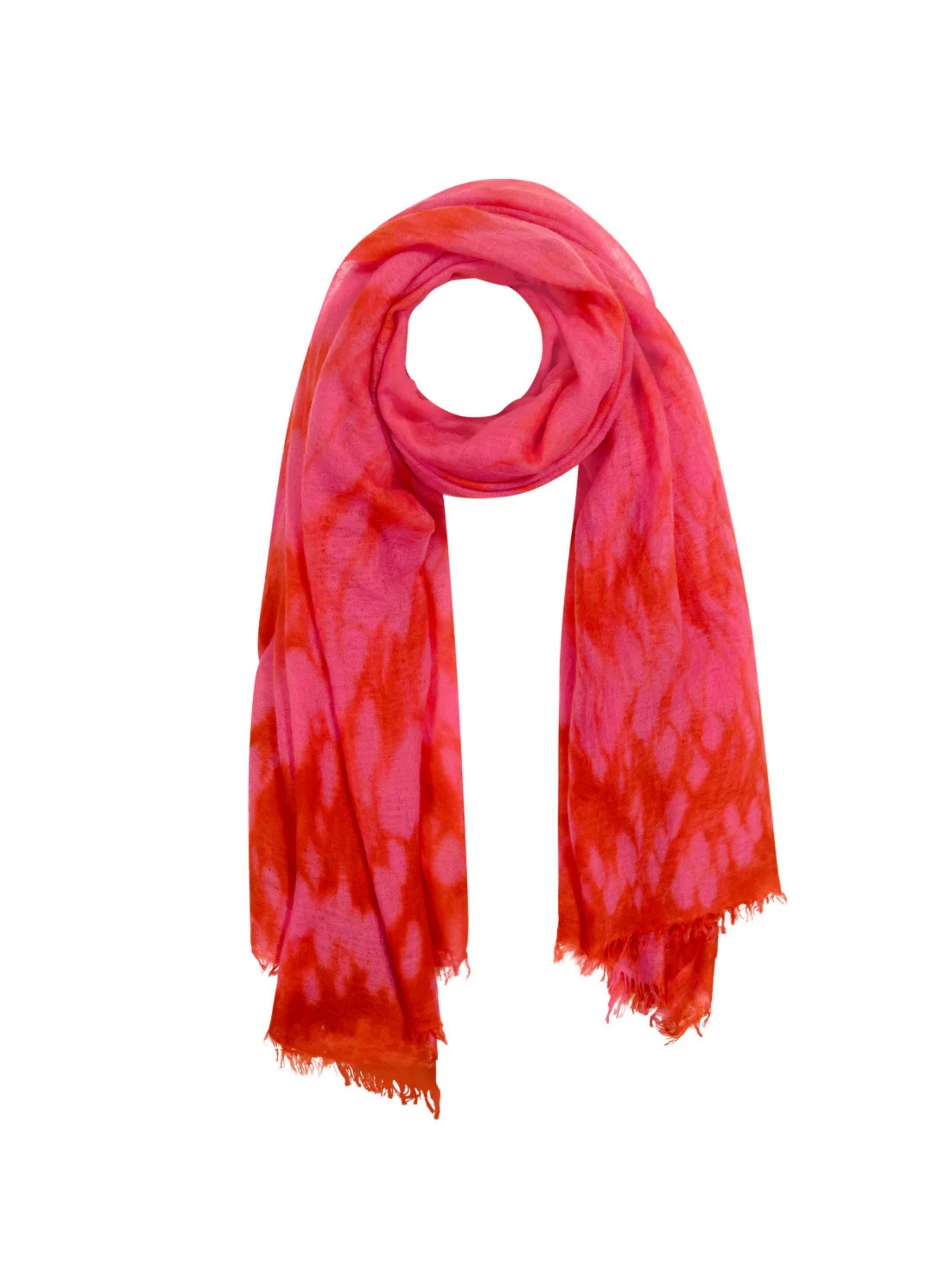 Cashmere Dip Dye Saline Parea - Hibiscus Flower