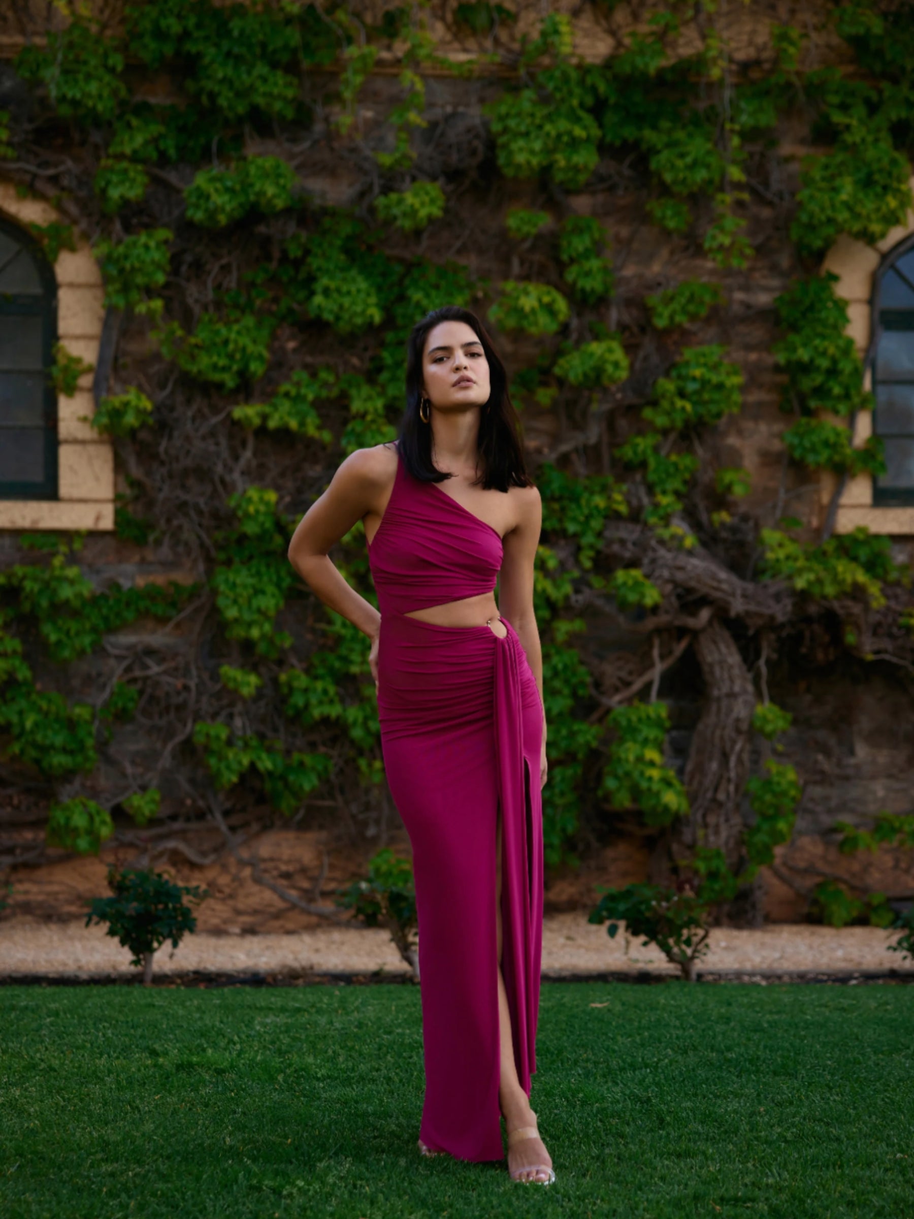 Asha Dress - Wine