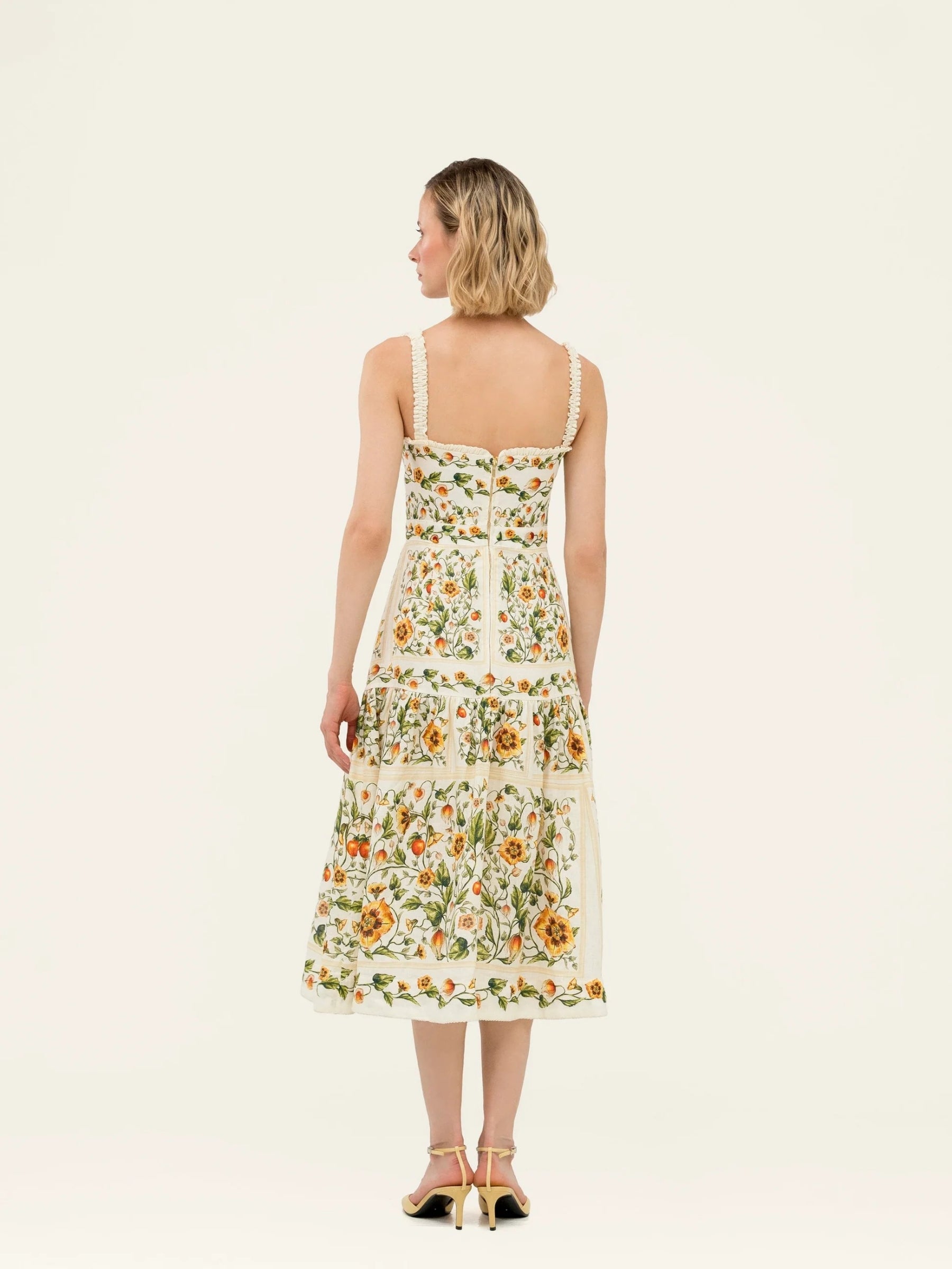 Nispero Uchuva Midi Dress - Multi