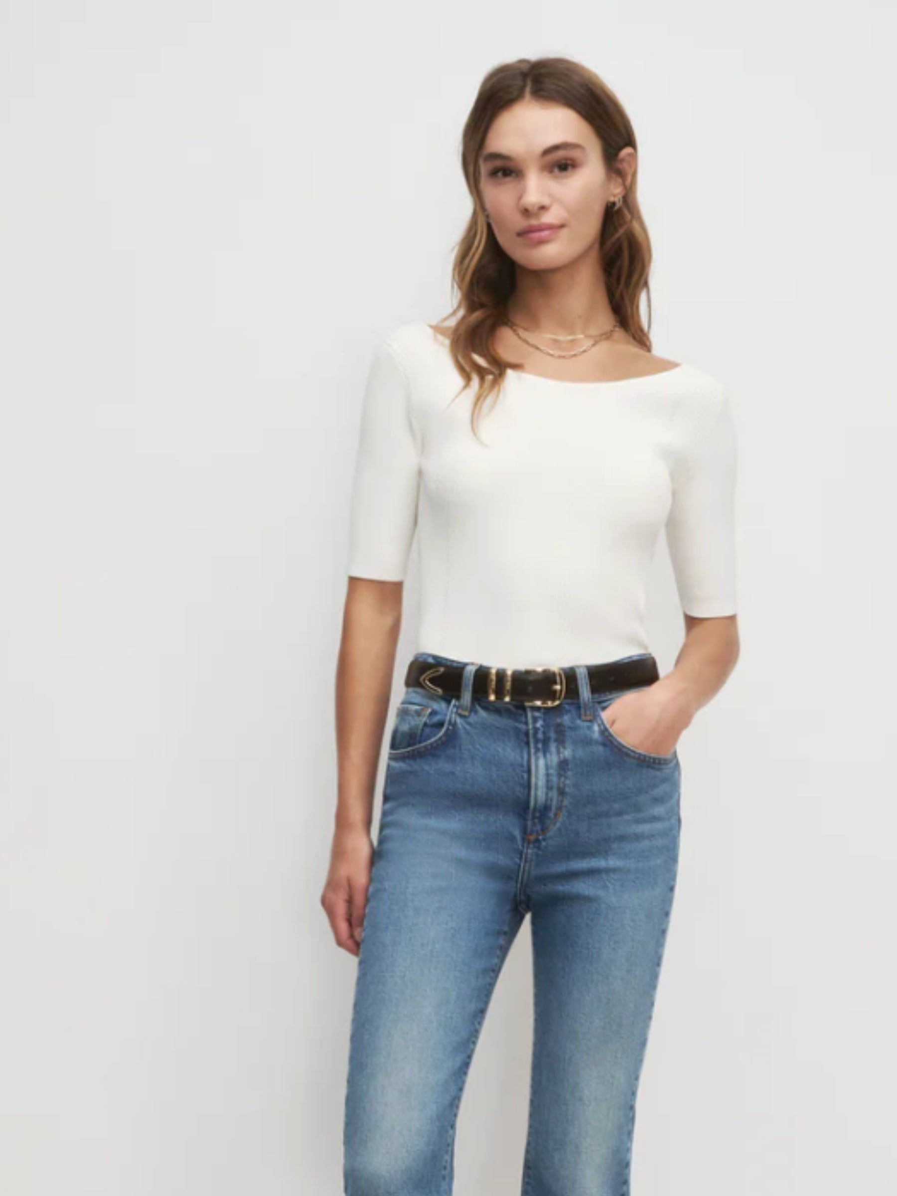 Behind the Scene Top - Ivory