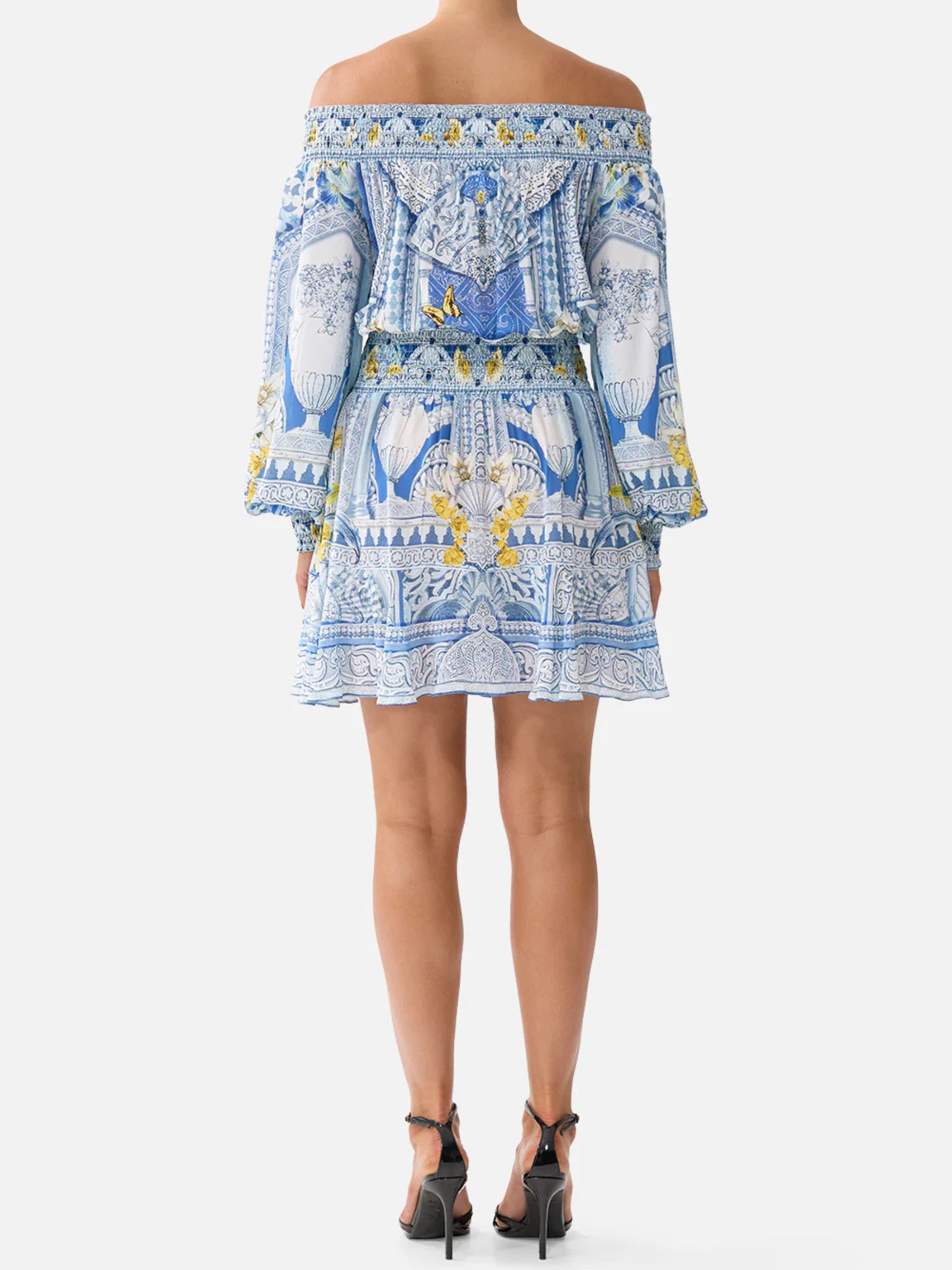 Off Shoulder Short Dress - De Nada Grenada