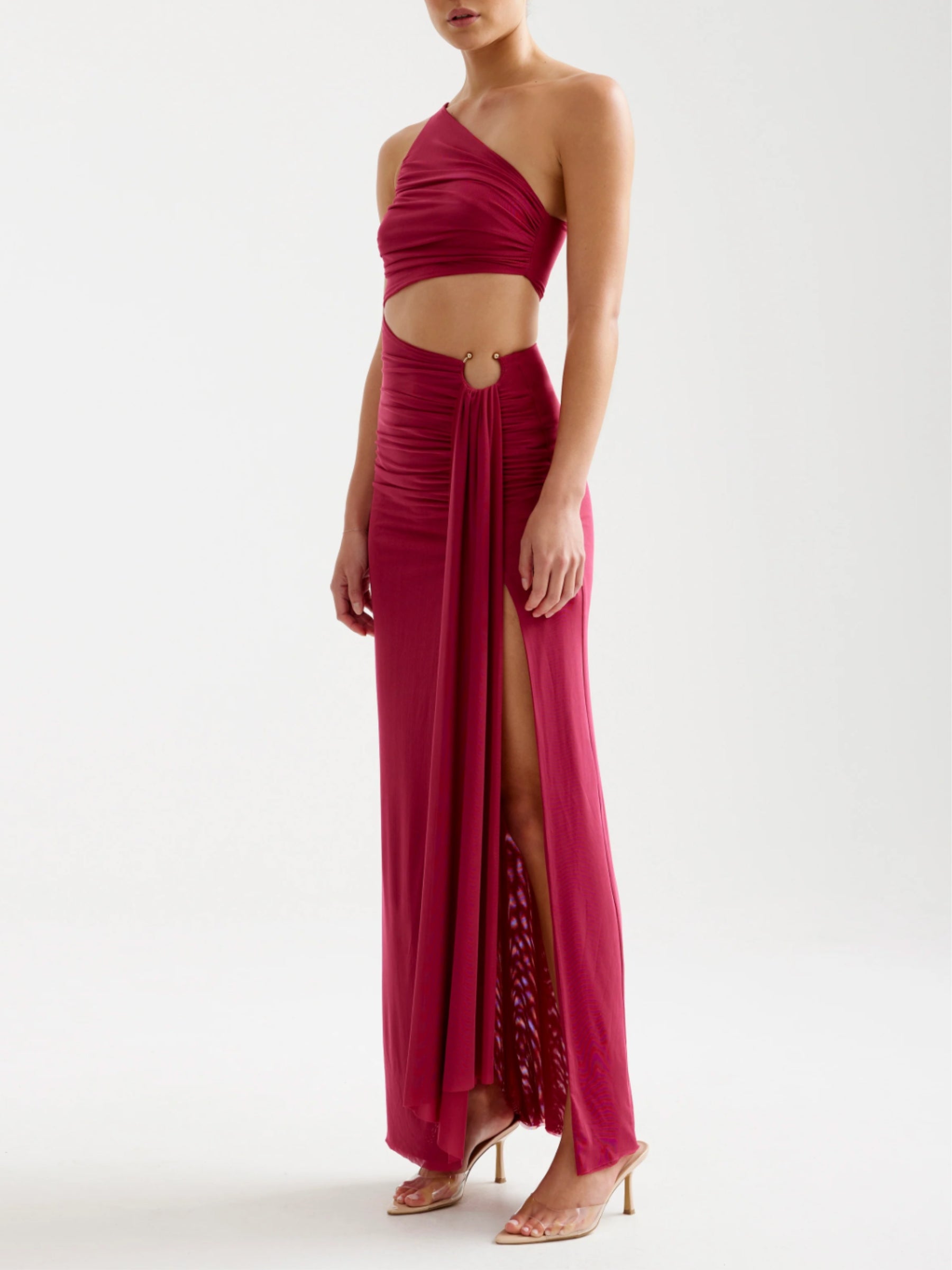 Asha Dress - Wine