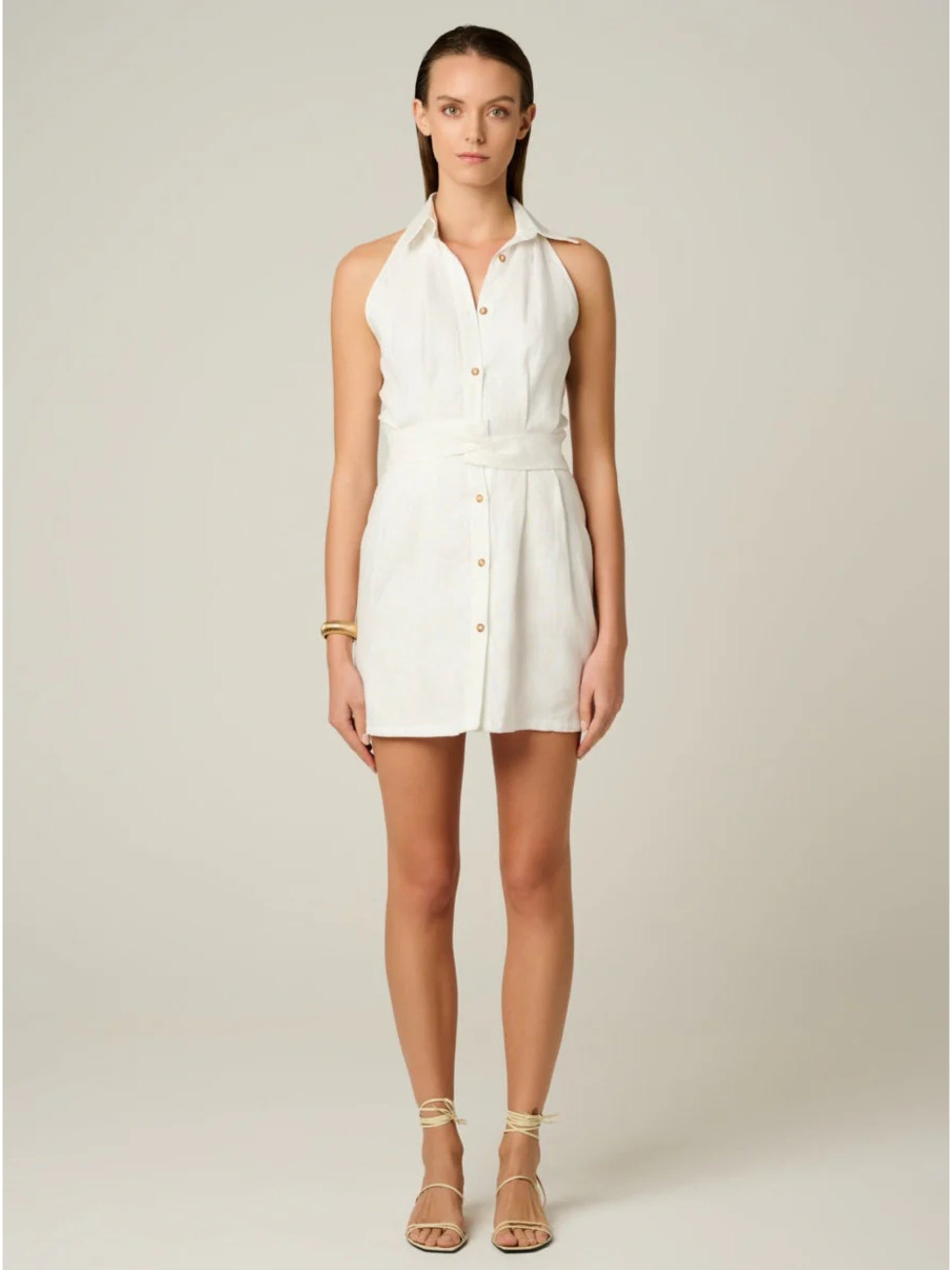 HEVRON-DOMINO-MINI-DRESS-IVORY