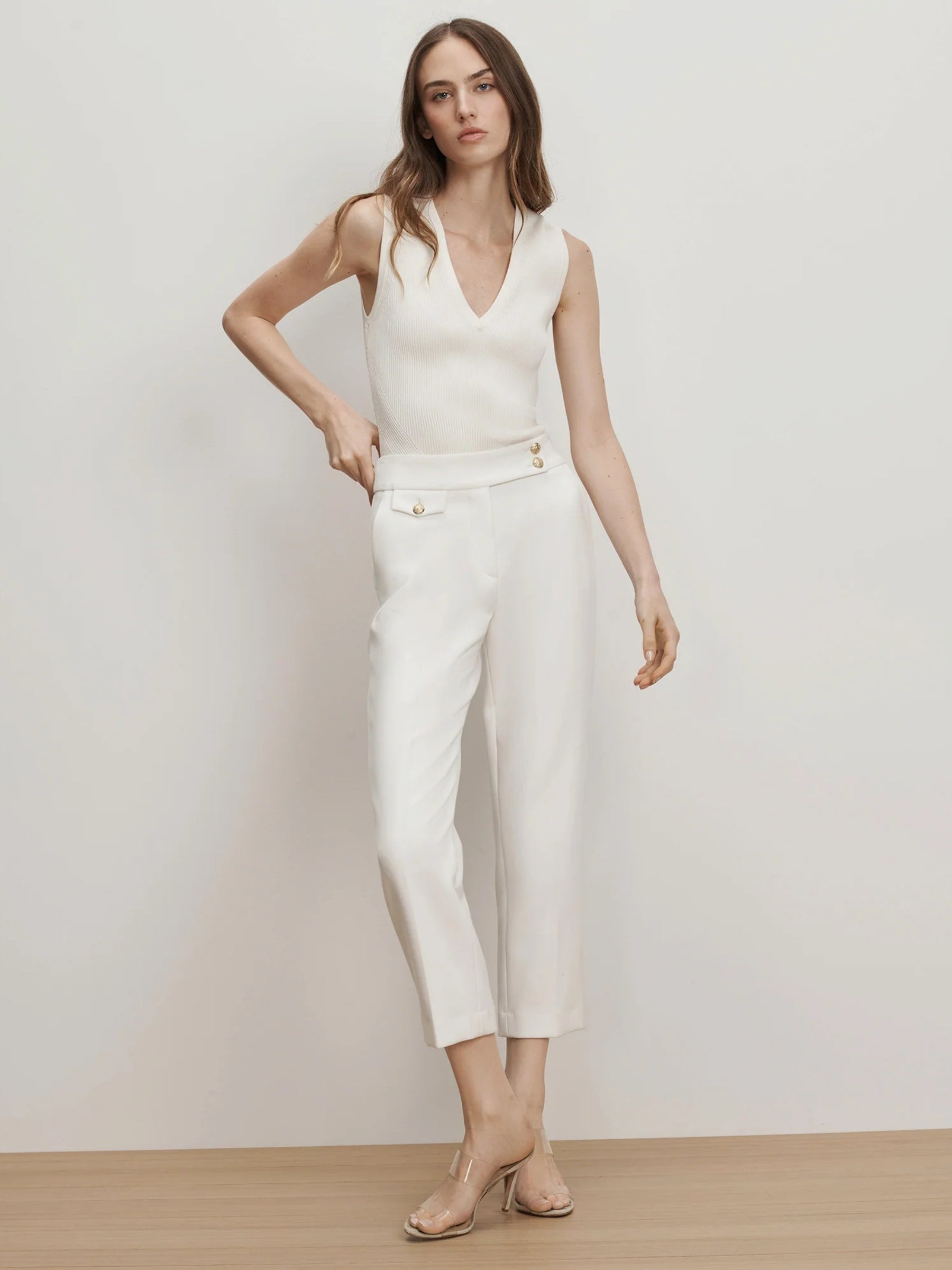 Sid Sleeveless Pullover - Off White