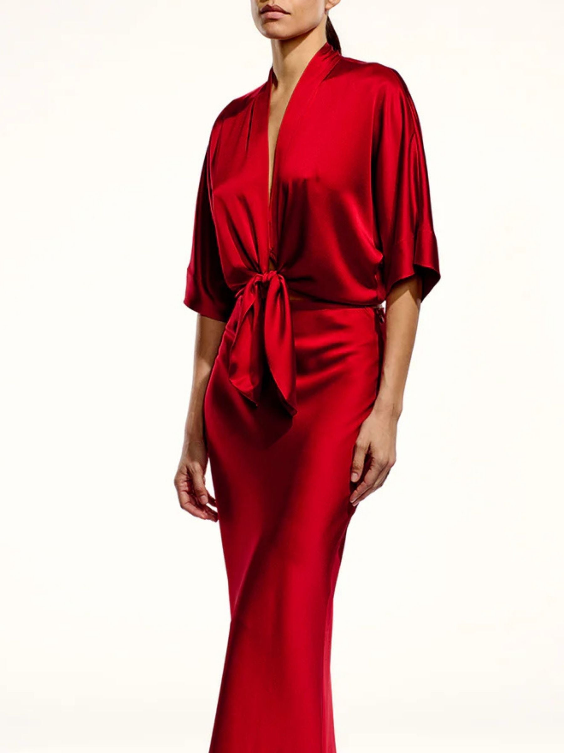 THE-SEI-DOLMAN-TIE-FRONT-BLOUSE-CHERRY