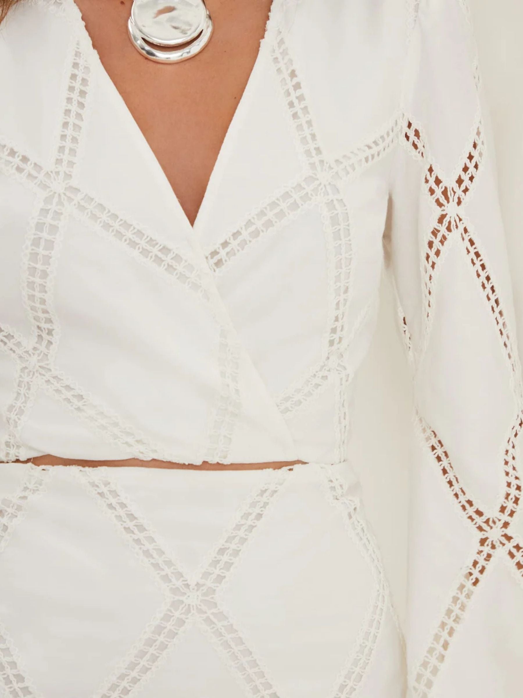 VIX-EYELET-KAIRA-SHORT-DRESS-WHITE