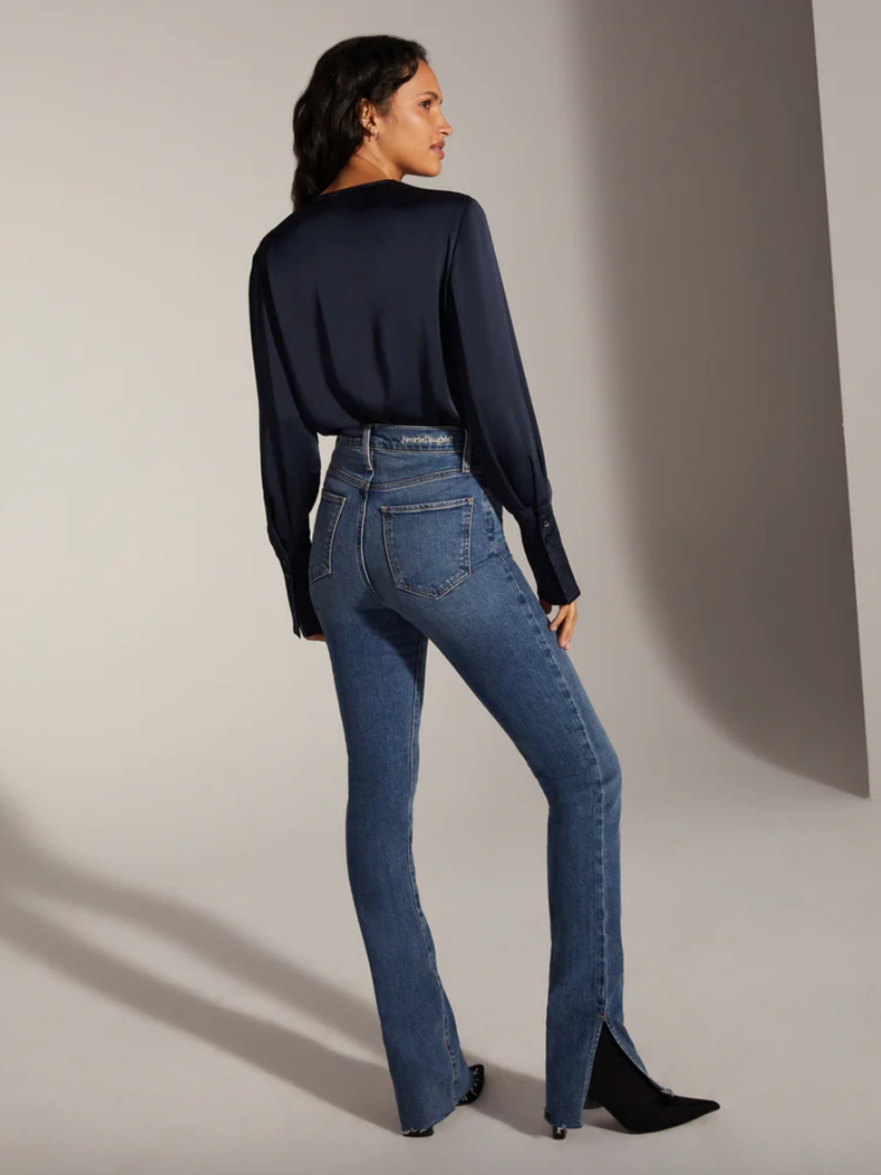 The Date Blouse - Navy