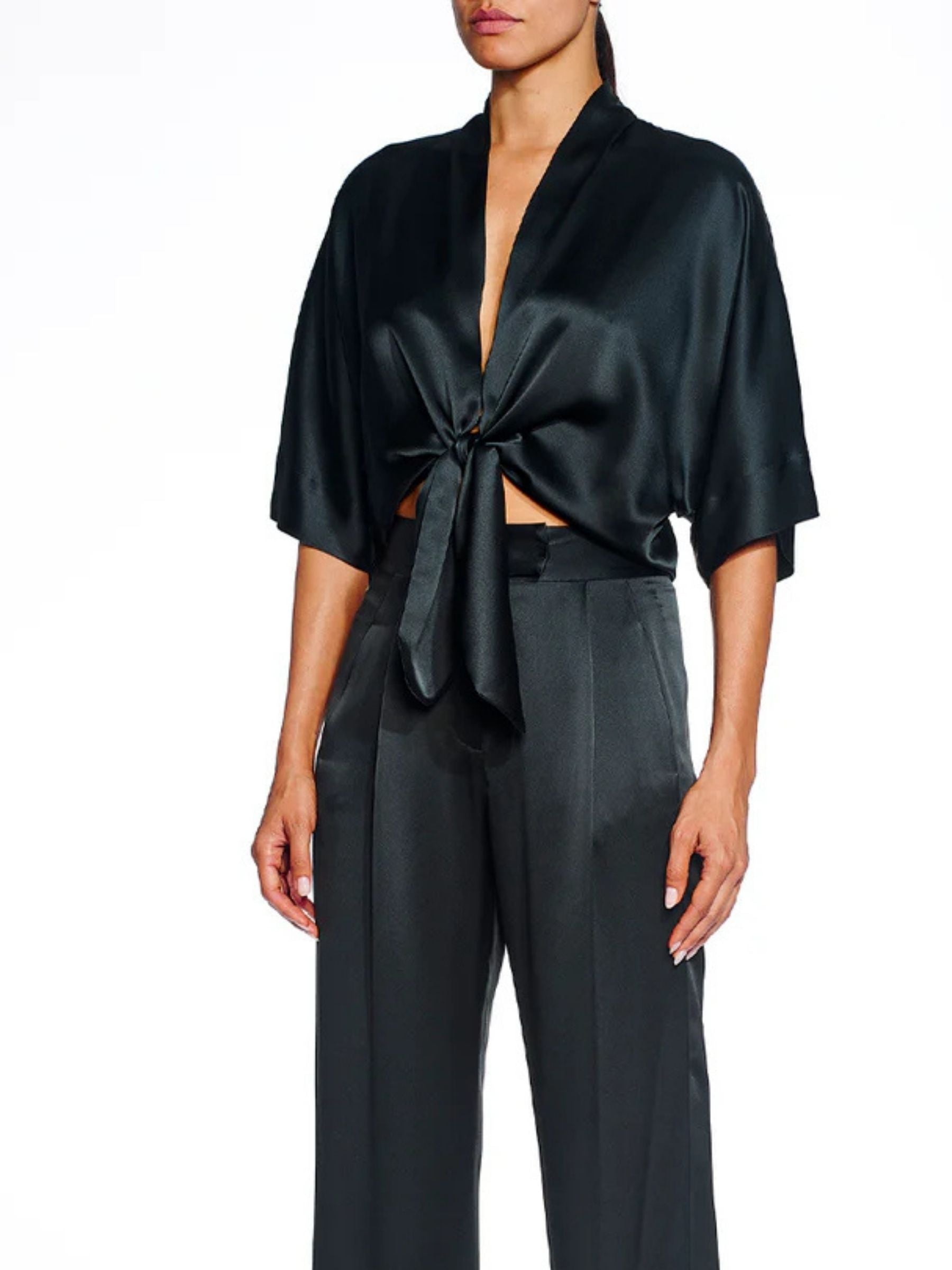 THE-SEI-DOLMAN-TIE-FRONT-BLOUSE-BLACK