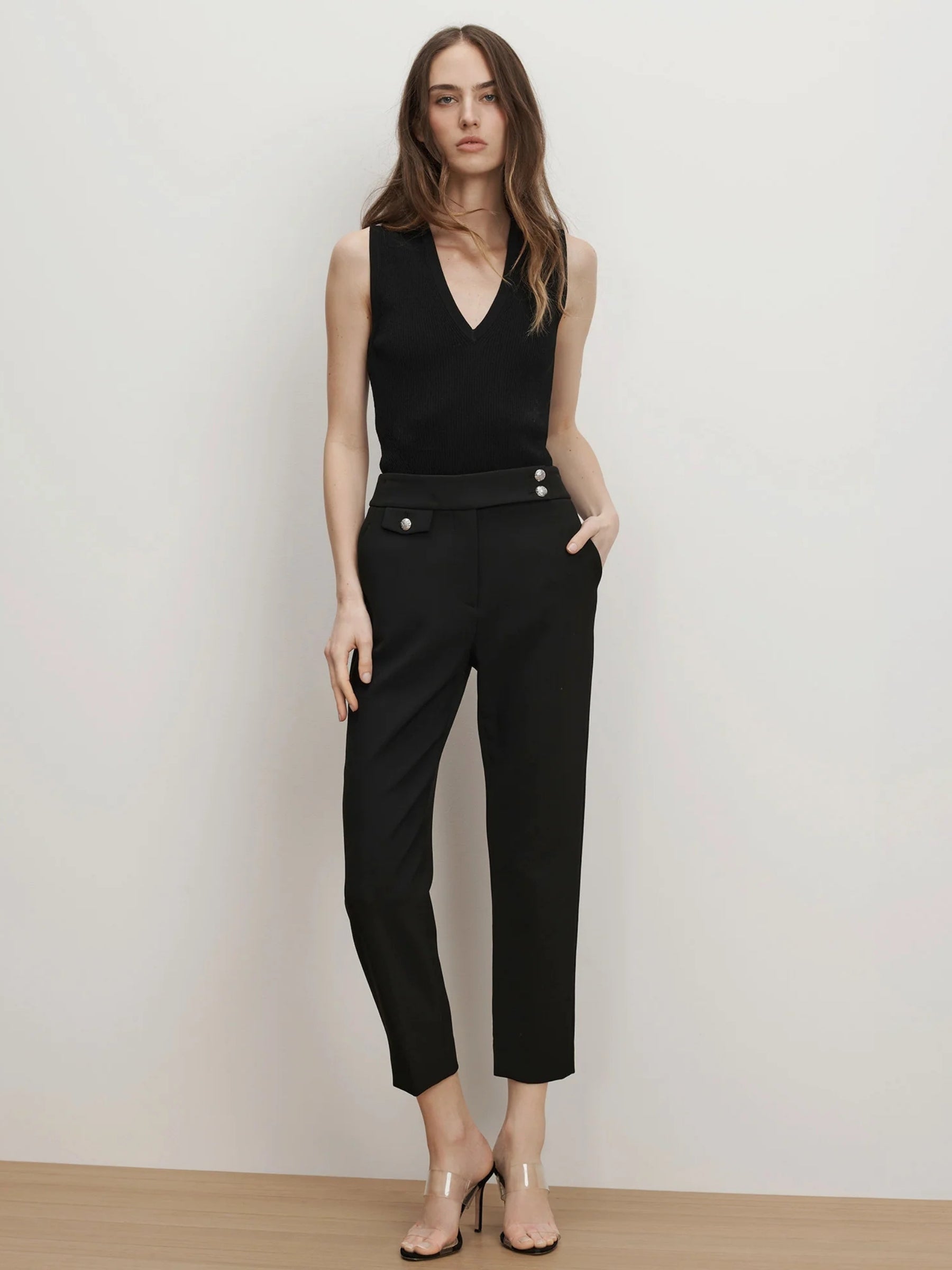 Sid Sleeveless Pullover - Black