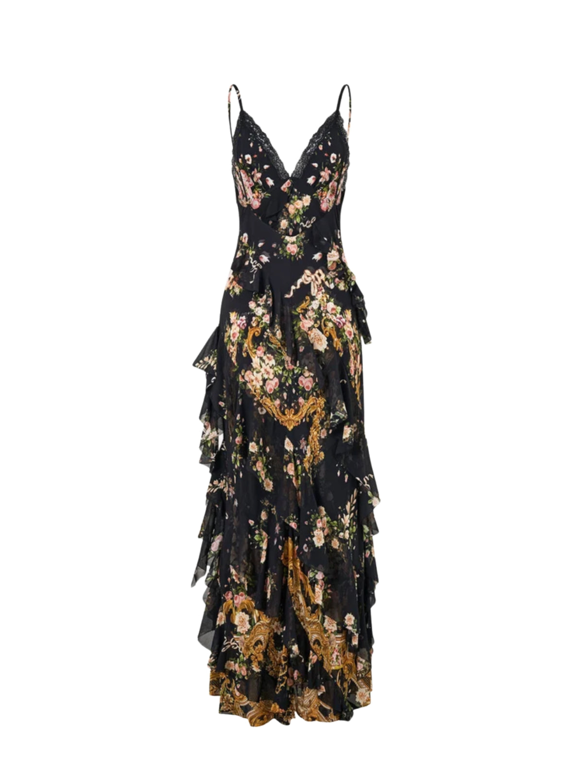 Asymmetrical Slip Dress - Versailles or Die