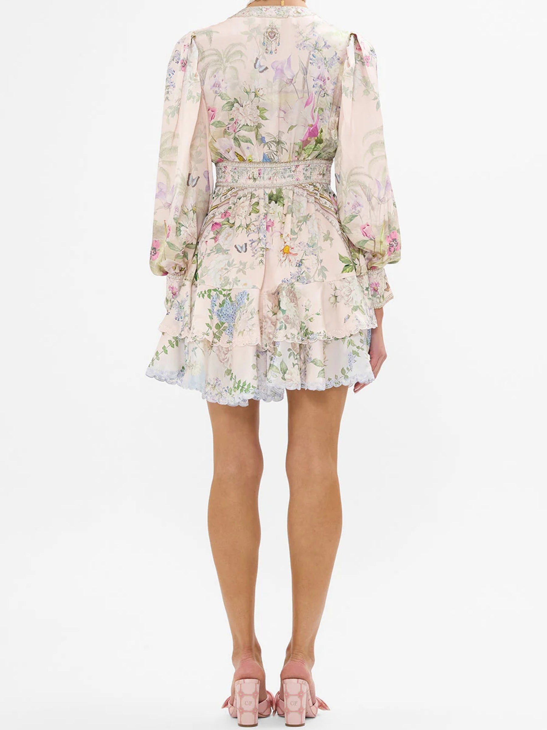 Camilla-Button- Front -Frill -Dress - -Palacio -Playground