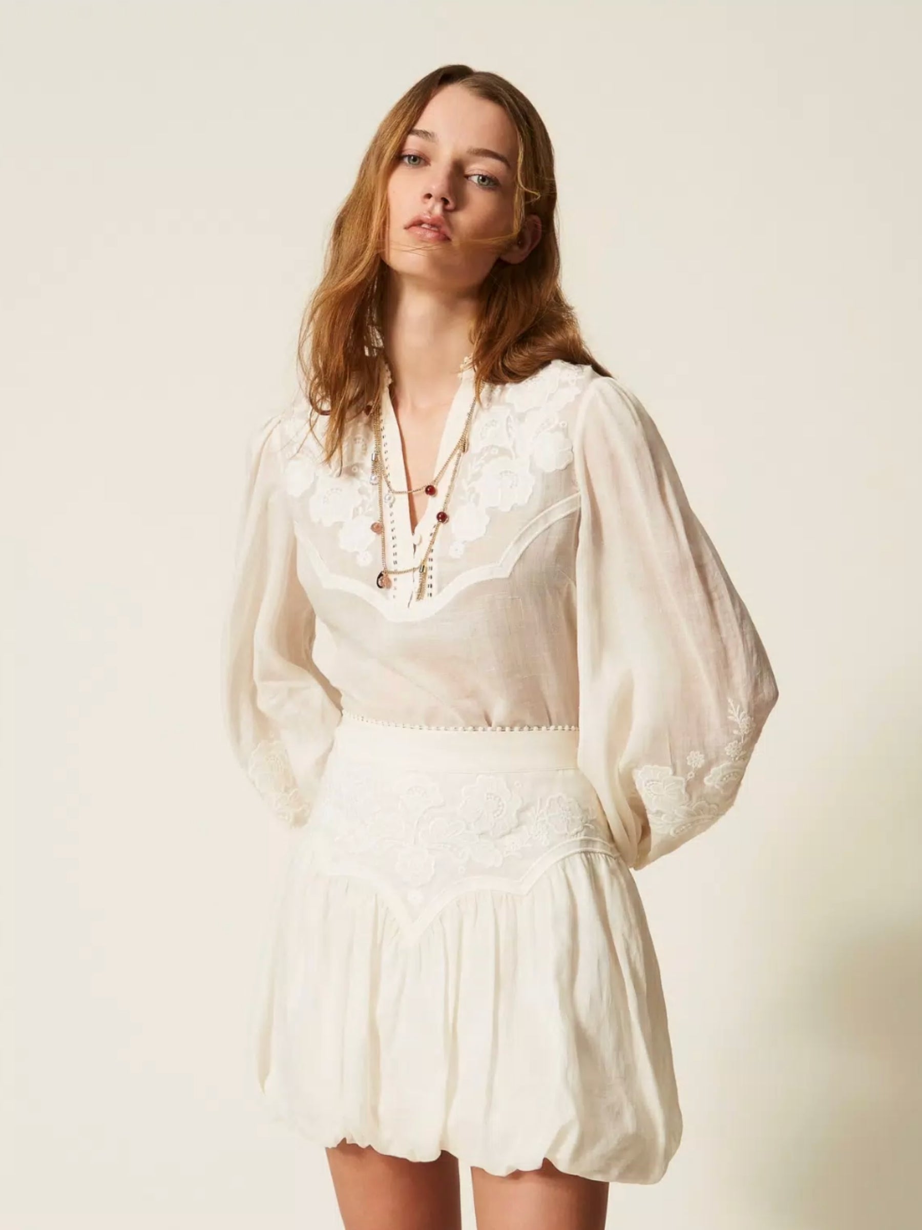 Mother of Pearl Blouse - Ivory