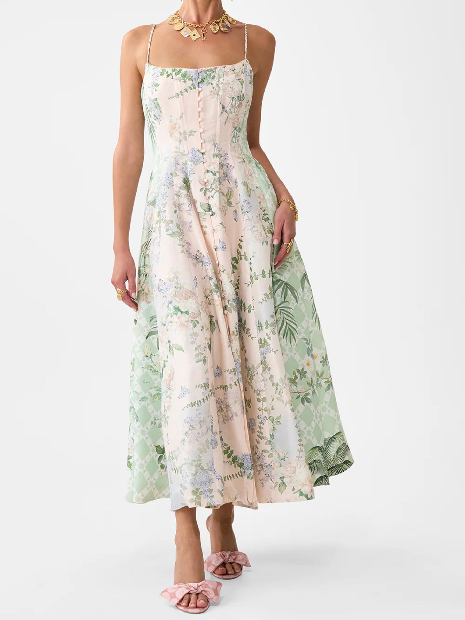 Camilla-Corset -Dress -with -Long -Flared -Skirt - Palacio -Playground