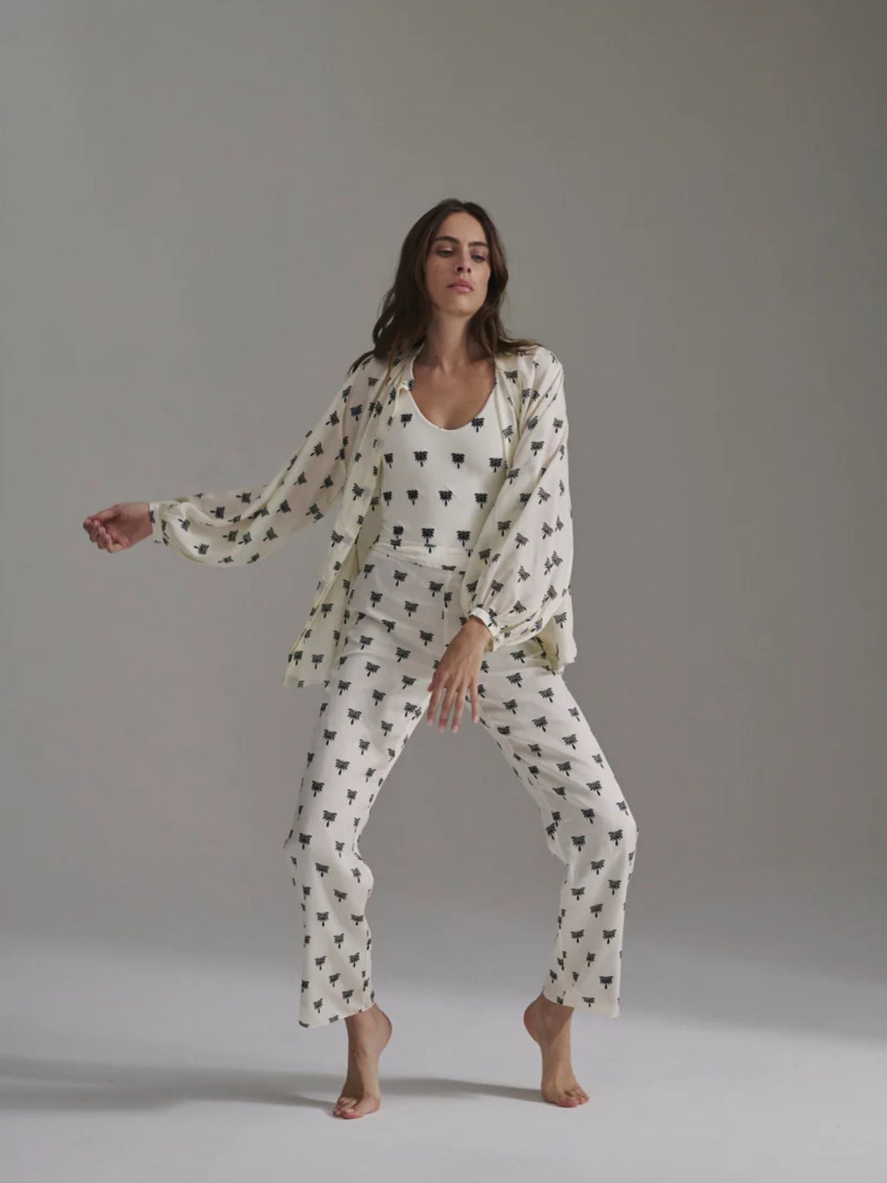 juan-de-dios-Don-Simon-Martellato-Silk-shirt Ivory - Black -Polka -Palms