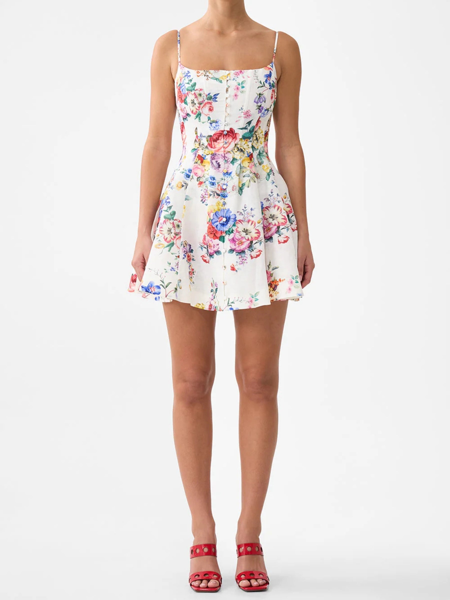 Corset Dress w/ Short Flared Skirt - I left my Heart in Granada